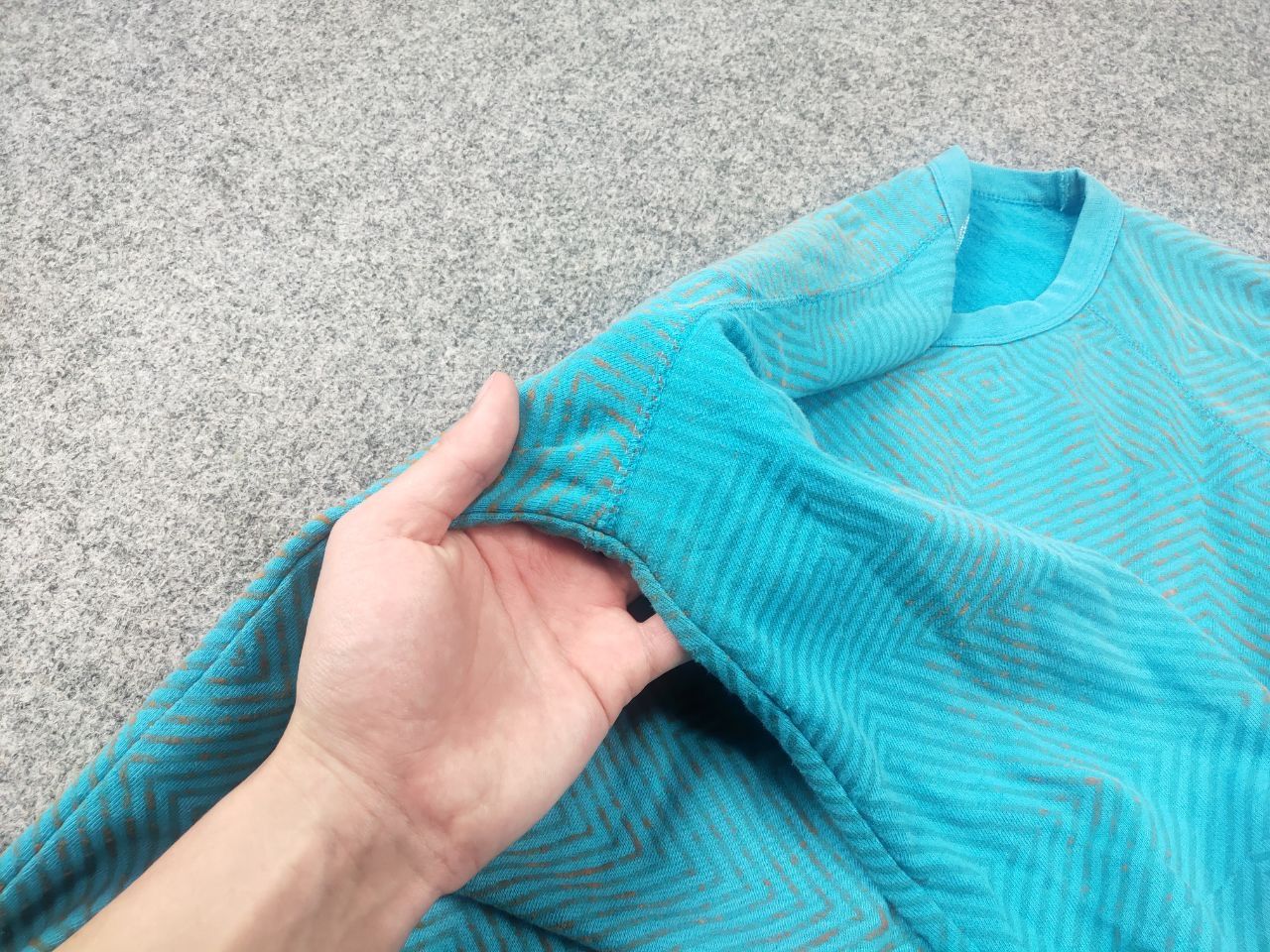 Fucking Awesome Fucking Awesome LSD Blue Pattern Crew chek Sweatshirt Size US S / EU 44-46 / 1 - 10 Thumbnail