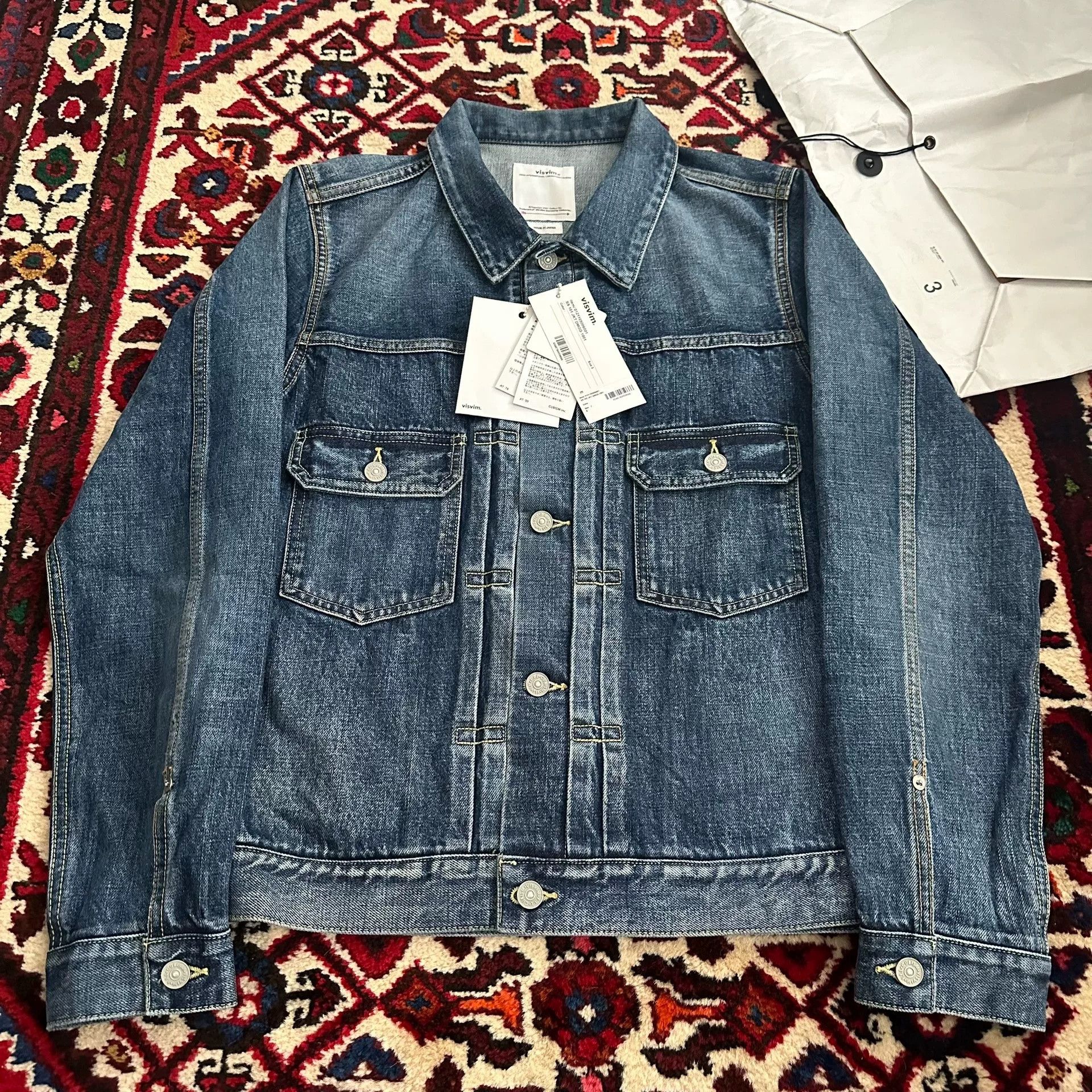 Visvim visvim 21ss 101 DMGD-1001 Denim Jacket Size US L / EU 52-54 / 3 - 3 Thumbnail