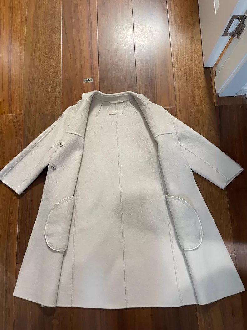 Max Mara Max Mara Classic beige wool coat Size M / US 6-8 / IT 42-44 - 4 Thumbnail