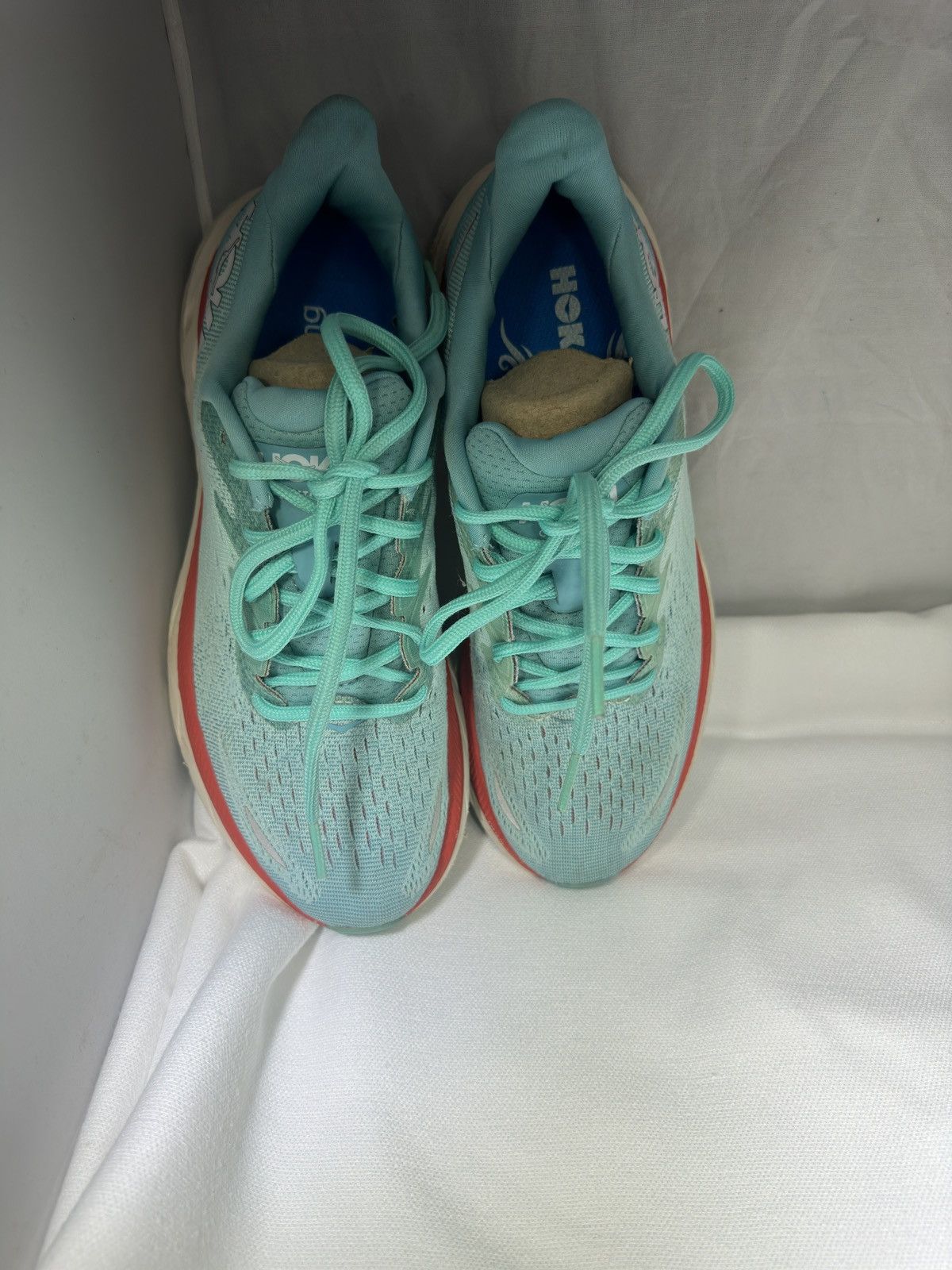 Hoka Hoka Clifton 8 Women Size 7B Teal Aquarelle Athletic Size US 7 / IT 37 - 6 Thumbnail