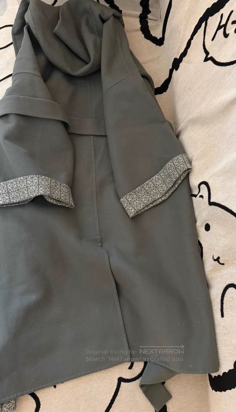 Loewe Loewe Monogram Print Wool Bathrobe Coat Size XS / US 0-2 / IT 36-38 - 2 Thumbnail
