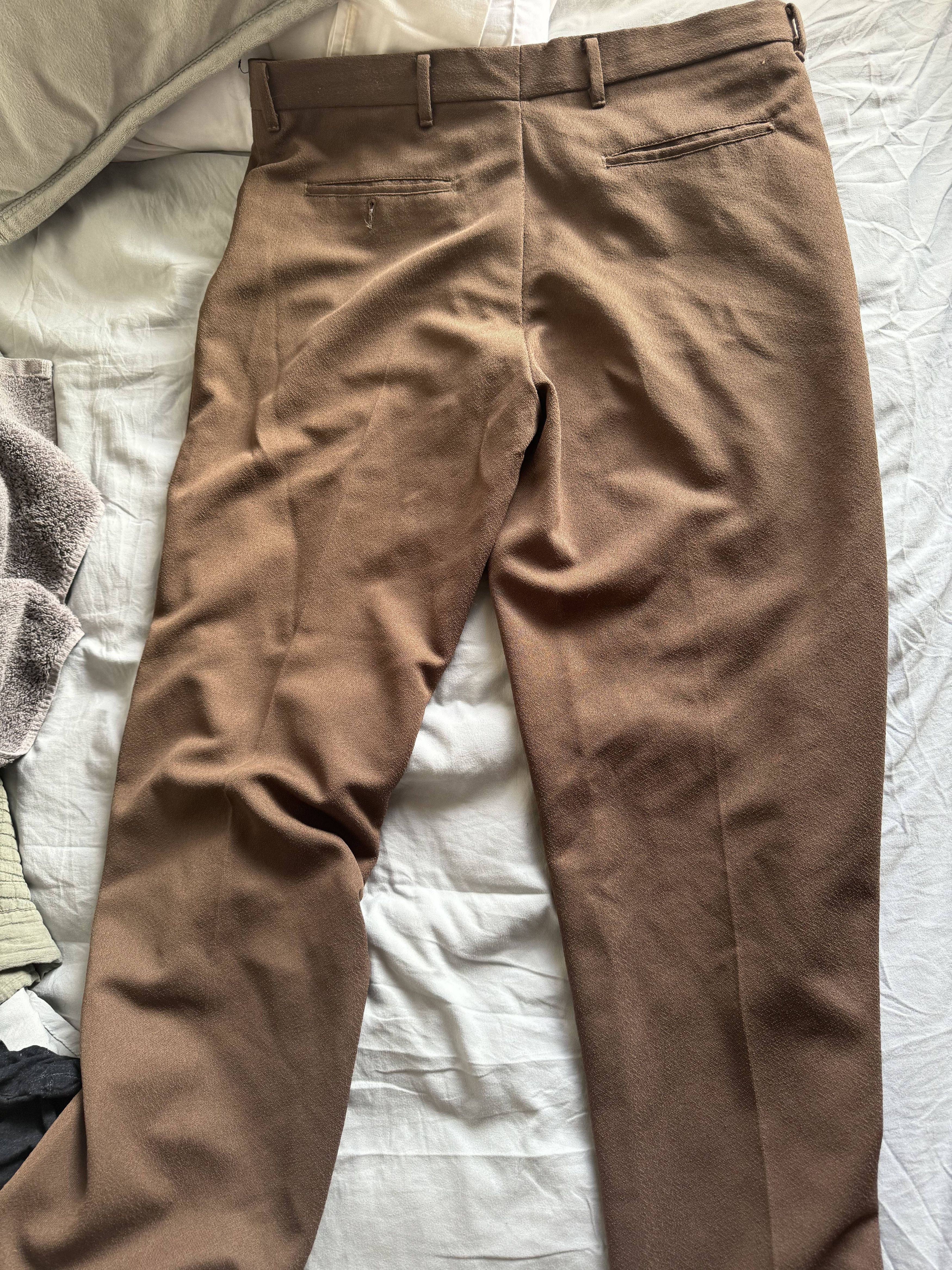 Vintage Vintage brown pants Size US 30 / EU 46 - 3 Thumbnail