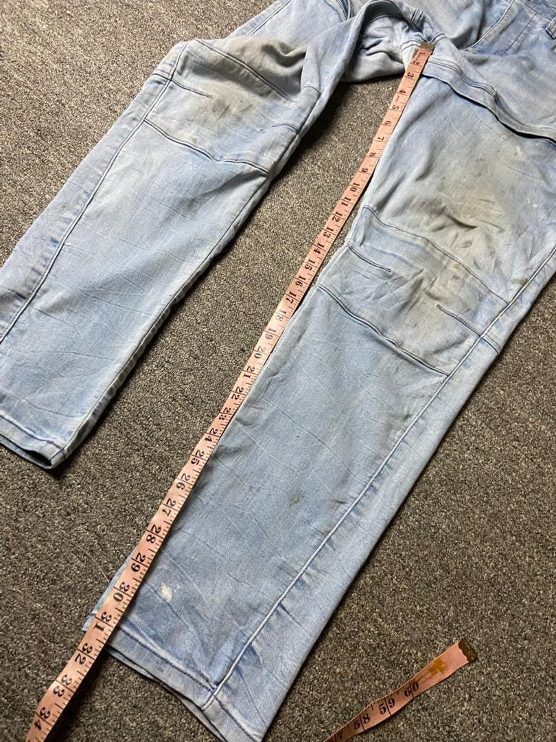 Japanese Brand Cordura Heavy Duty Double Knee Jeans (175) Size US 33 - 5 Thumbnail