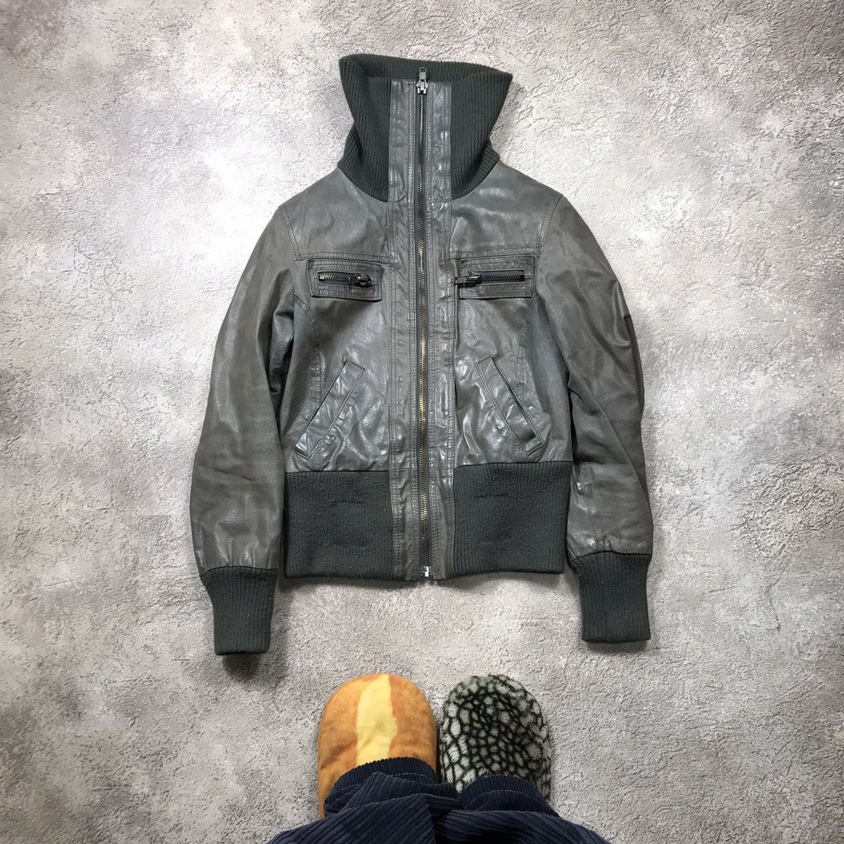 Vintage Vintage Y2K Faded Bomber Jacket Streetwear Grunge Relaxed M Size M / US 6-8 / IT 42-44 - 1 Thumbnail