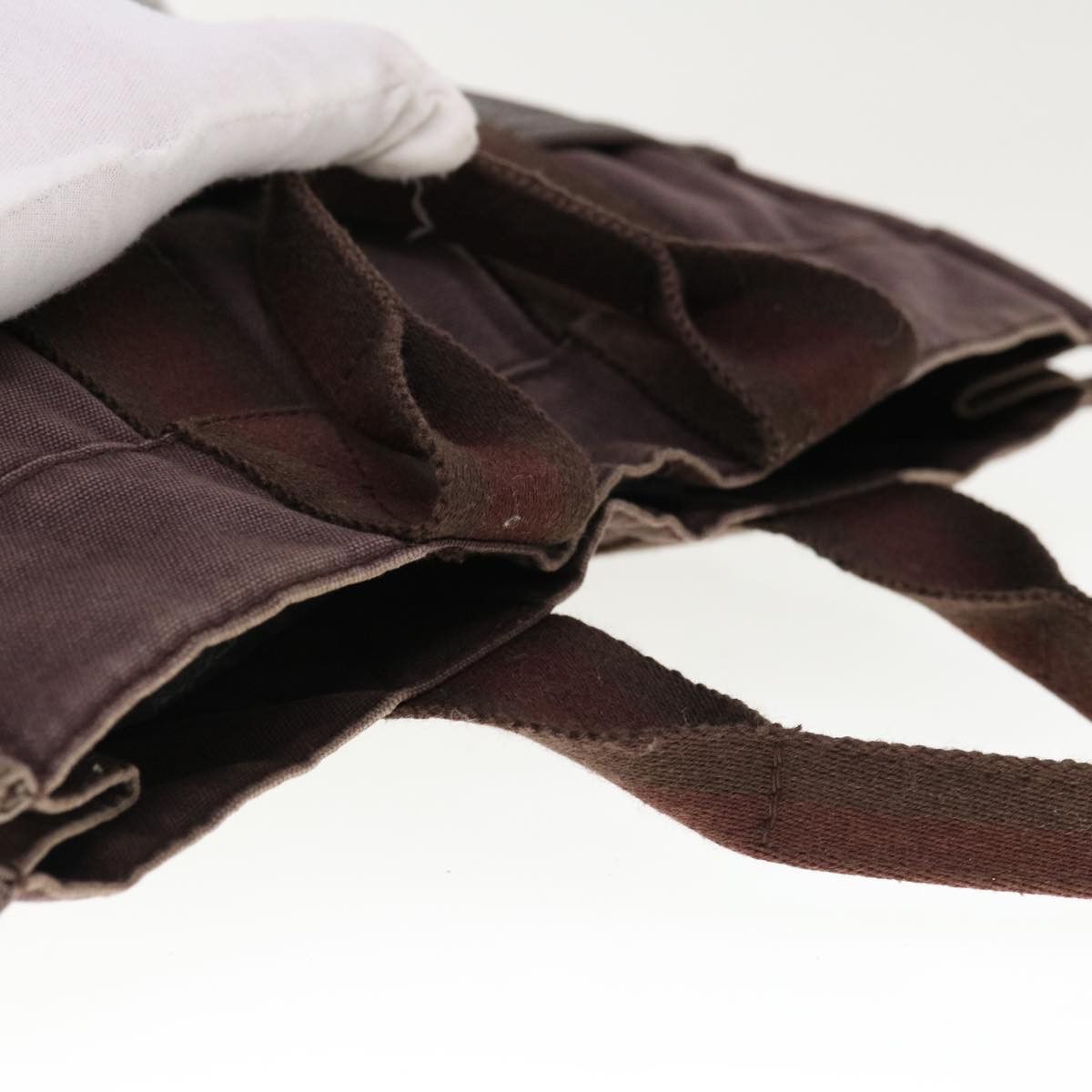 Hermes HERMES Fourre Tout PM Hand Bag Canvas Brown Size ONE SIZE - 6 Thumbnail