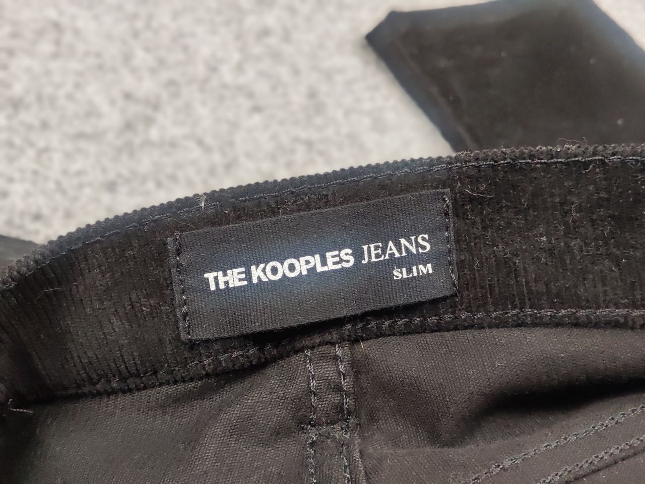 The Kooples The kooples Black Cordurou Straight Fit Trouser Pants Size US 30 / EU 46 - 10 Thumbnail