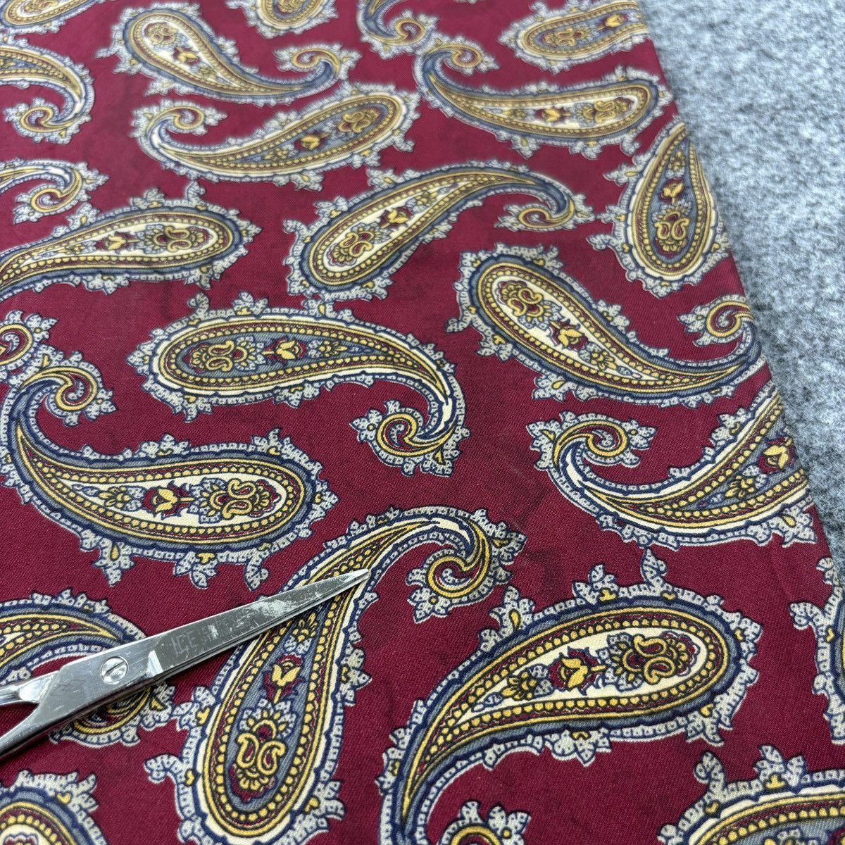 Vintage Paisleys Scarf # D797 # Muffler # Neckwear Size ONE SIZE - 9 Thumbnail
