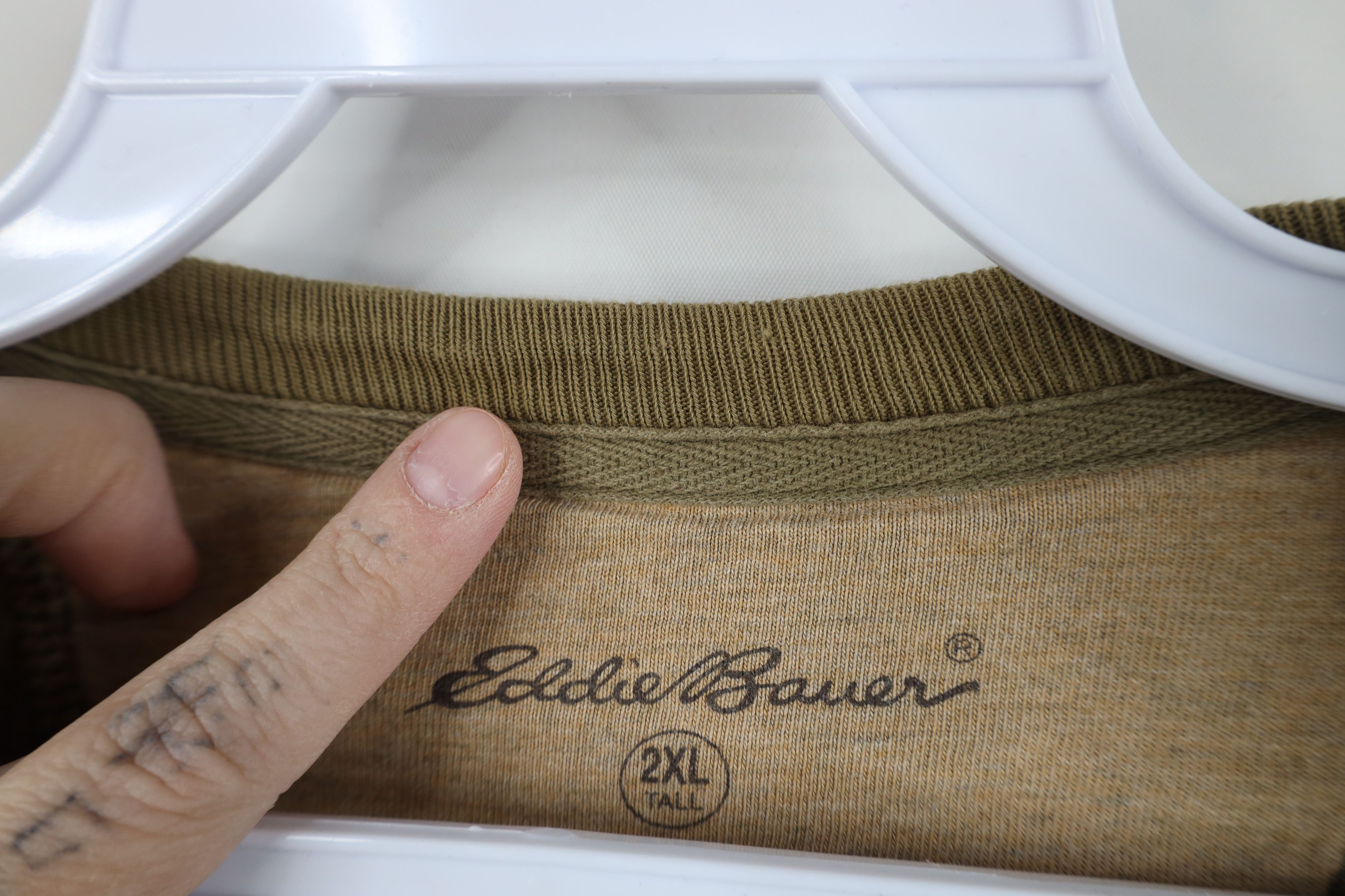 Eddie Bauer Vintage Eddie Bauer Thermal Waffle Knit Long Sleeve T-Shirt Size US XXL / EU 58 / 5 - 6 Thumbnail