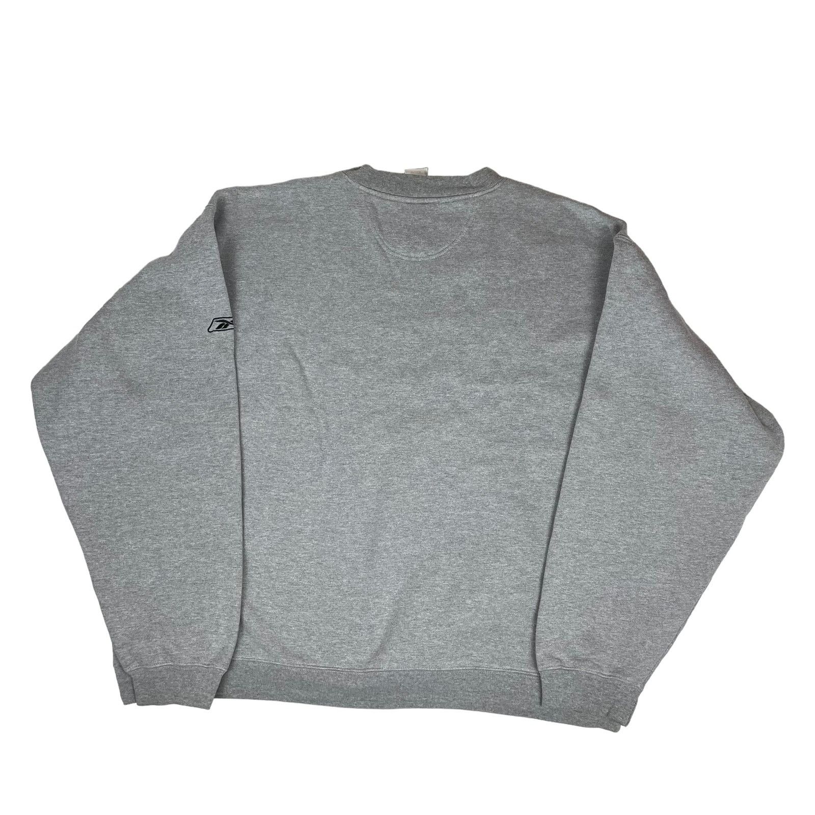 NFL × Reebok × Vintage Reebok Men Heather Gray Denver Broncos Football Sweatshirt Size US XL / EU 56 / 4 - 8 Thumbnail