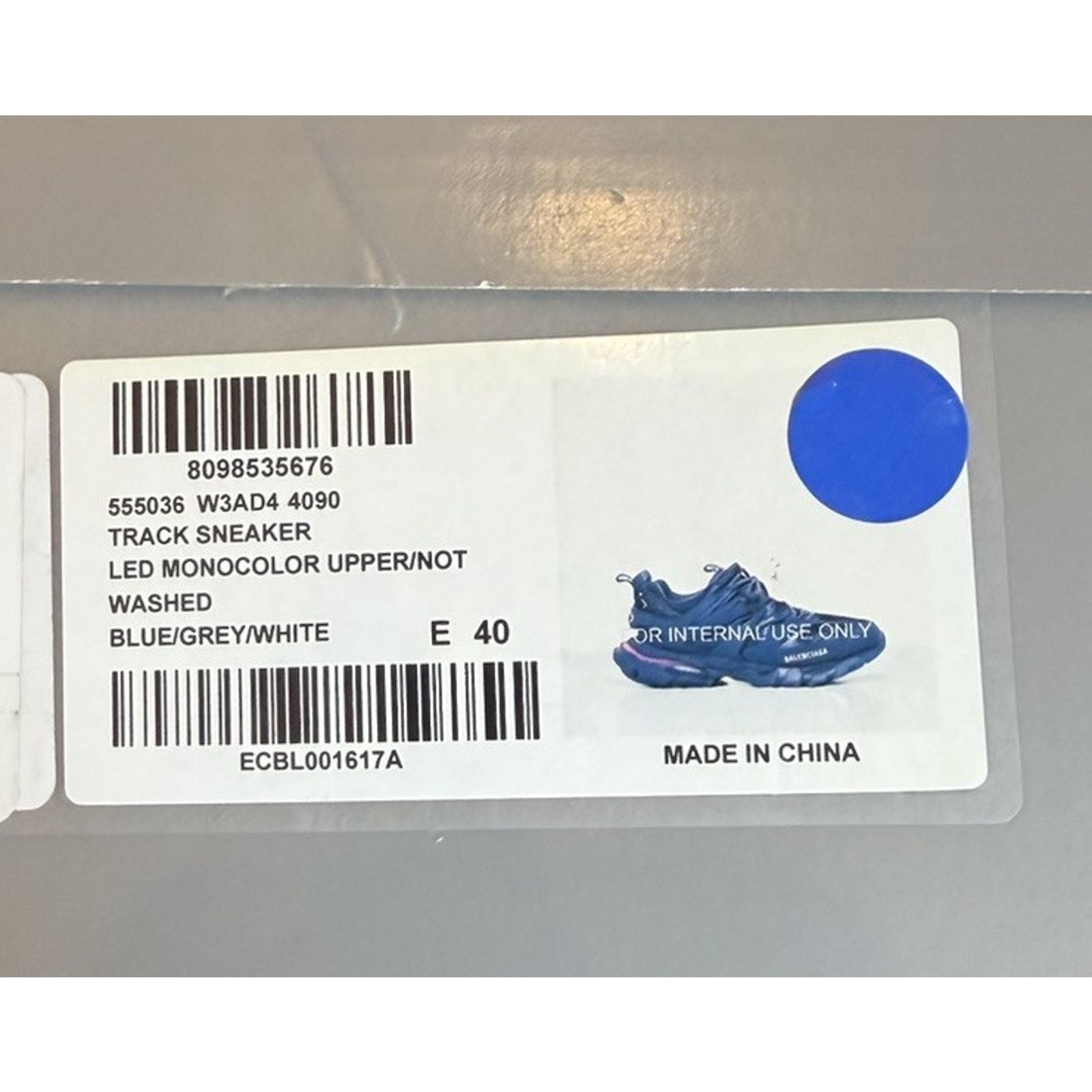 Balenciaga Size 40EU/7US - Balenciaga Track Blue LED NEW! Size US 7 / EU 40 - 12 Thumbnail