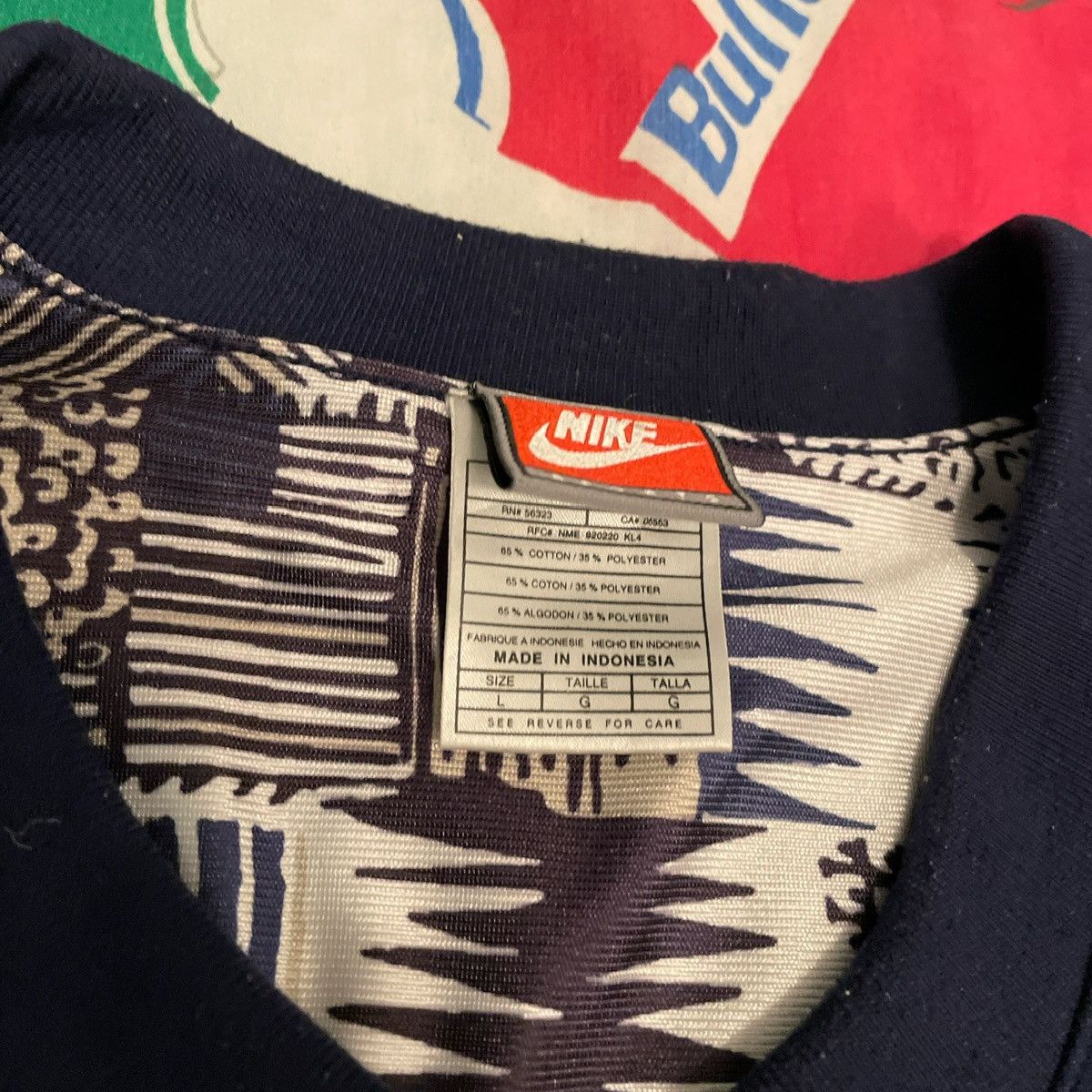 NCAA × Nike × Vintage Vintage Nike NCAA Georgetown Hoyas Warm Up Basketball Tee Size US L / EU 52-54 / 3 - 5 Thumbnail