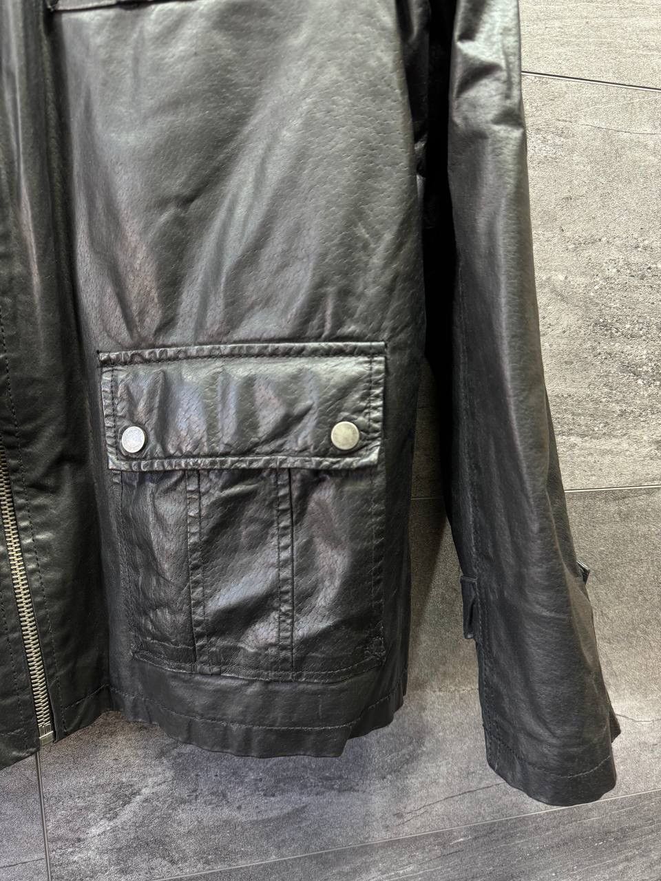 Other Barneys Originals Men's Multipocket Black Leather Jackets Size US XL / EU 56 / 4 - 7 Thumbnail