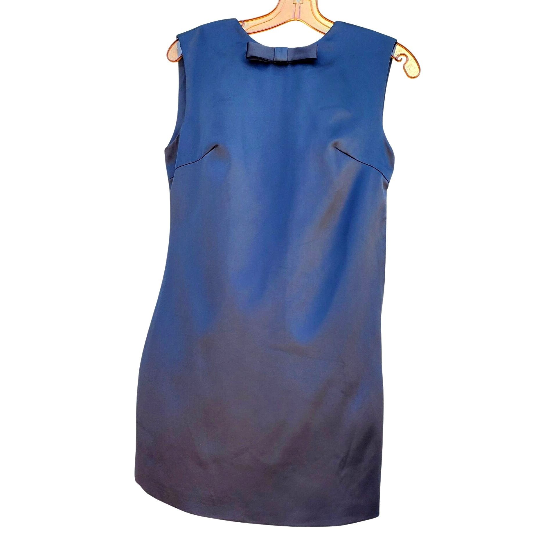 Other Black Satin Mini Dress Size S Very Low Back Day Dreamer Back Size S / US 4 / IT 40 - 5 Thumbnail