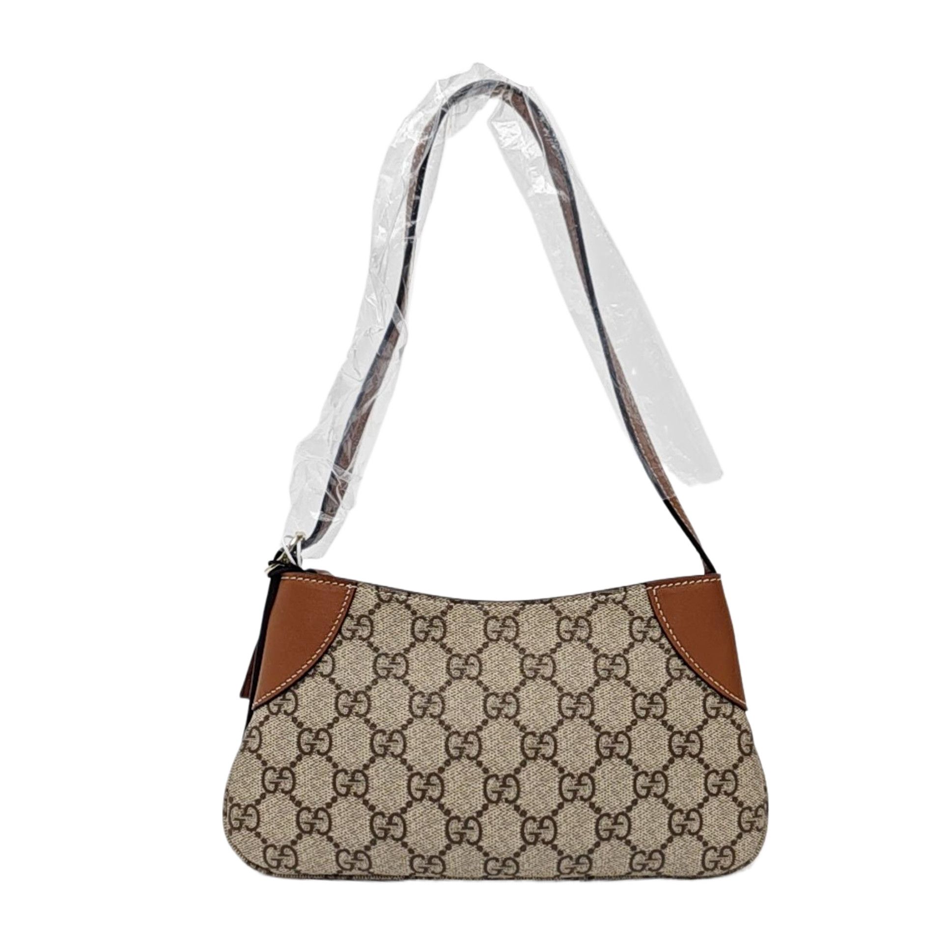 Gucci Gucci GG Emblem Coated Canvas Handle Bag Size ONE SIZE - 1 Thumbnail