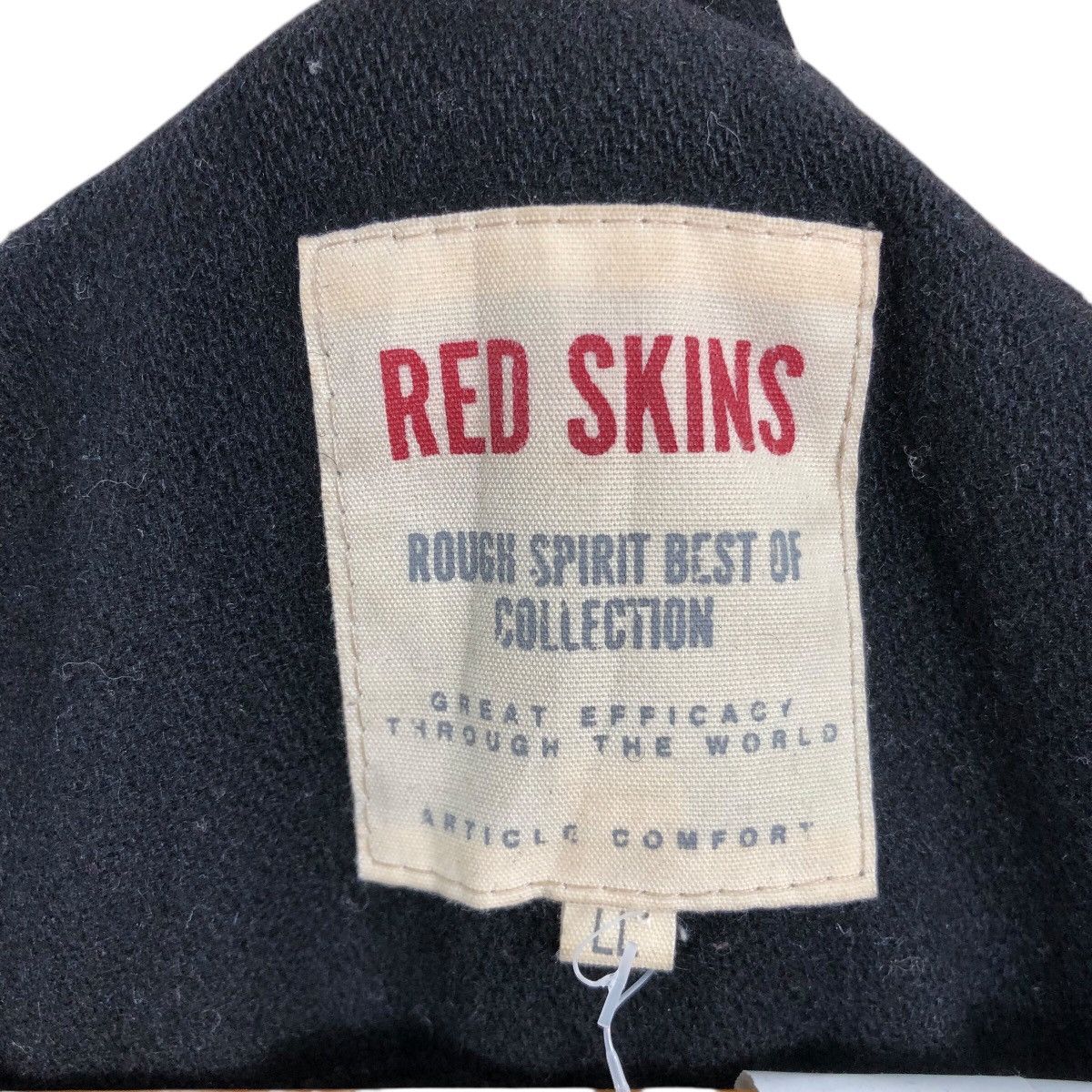 Vintage Vintage RED SKINNS Utility Bondage Heavy Jacket Size US L / EU 52-54 / 3 - 9 Thumbnail