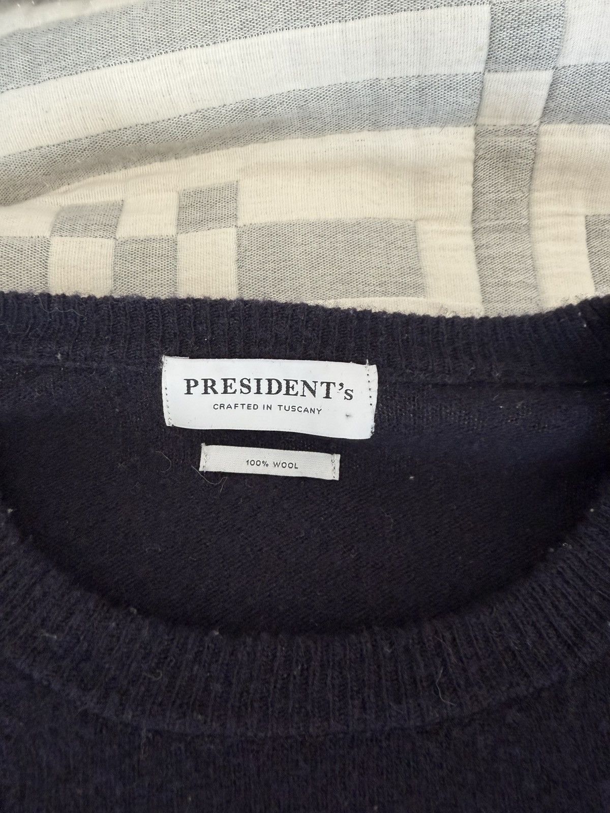 President's President’s 100% Brushed Wool Navy XL Super Soft Size US XL / EU 56 / 4 - 3 Thumbnail