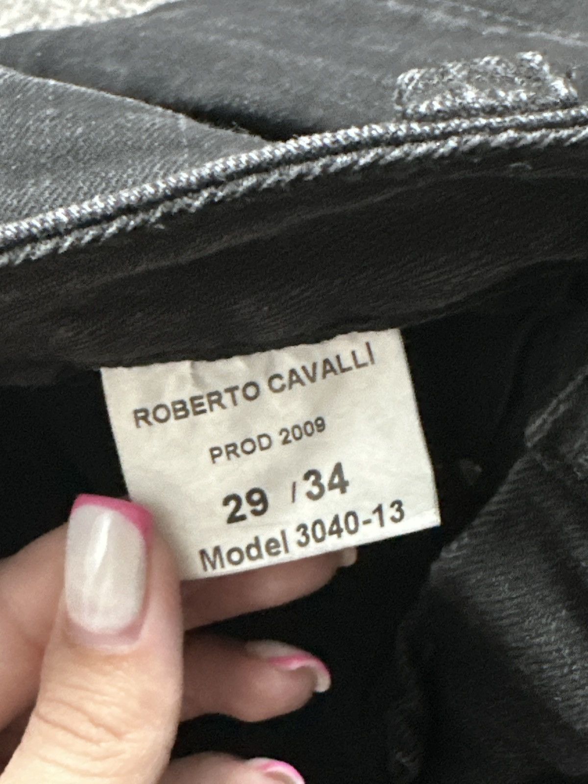 Roberto Cavalli Roberto Cavalli Vintage Scab Repair Distressed Skinny Jeans Size 25" / US 0 / IT 36 - 10 Thumbnail