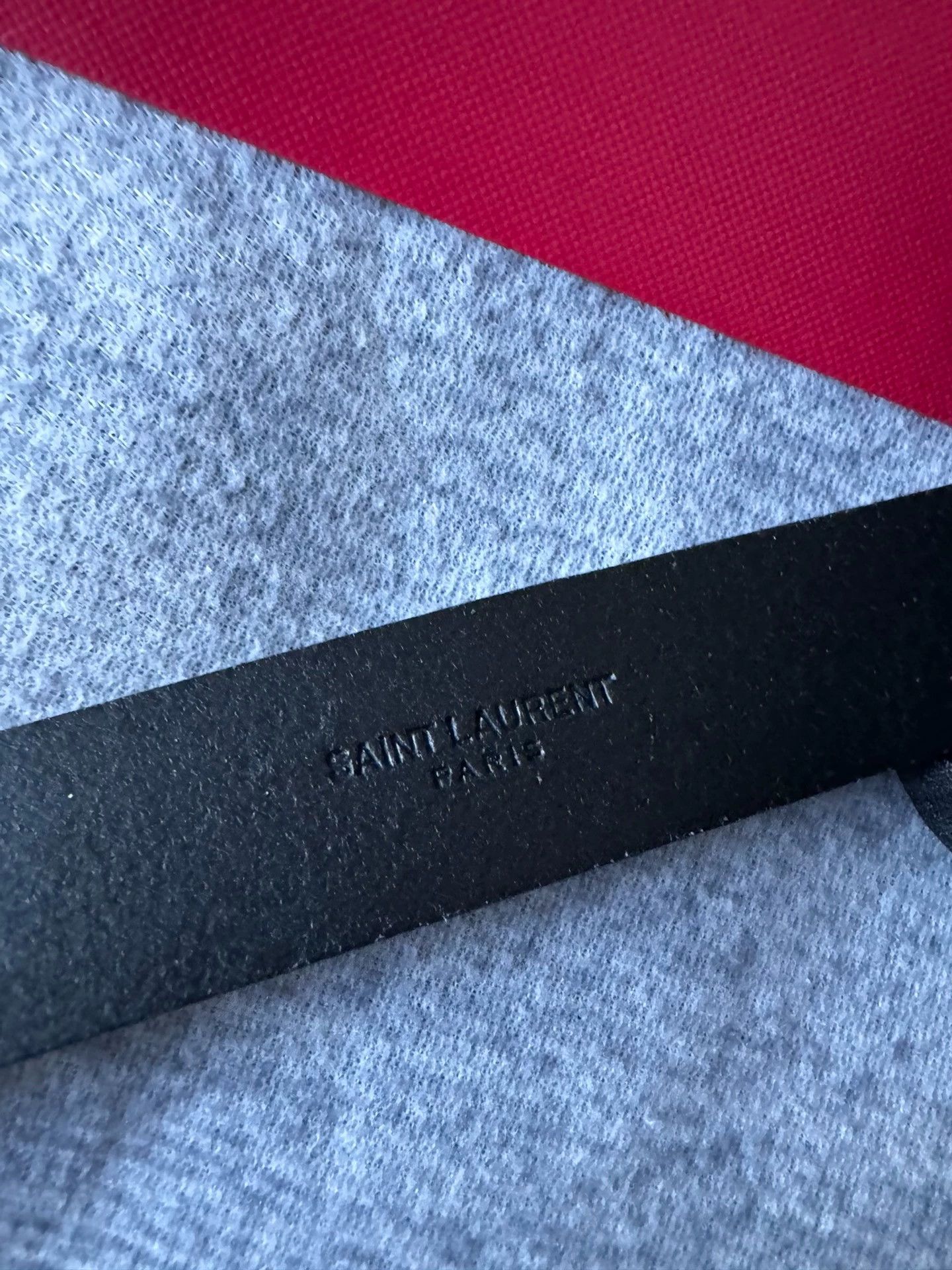 Saint Laurent Paris Saint Laurent 24SS Square Buckle Belt 85cm Like New Size ONE SIZE - 4 Thumbnail