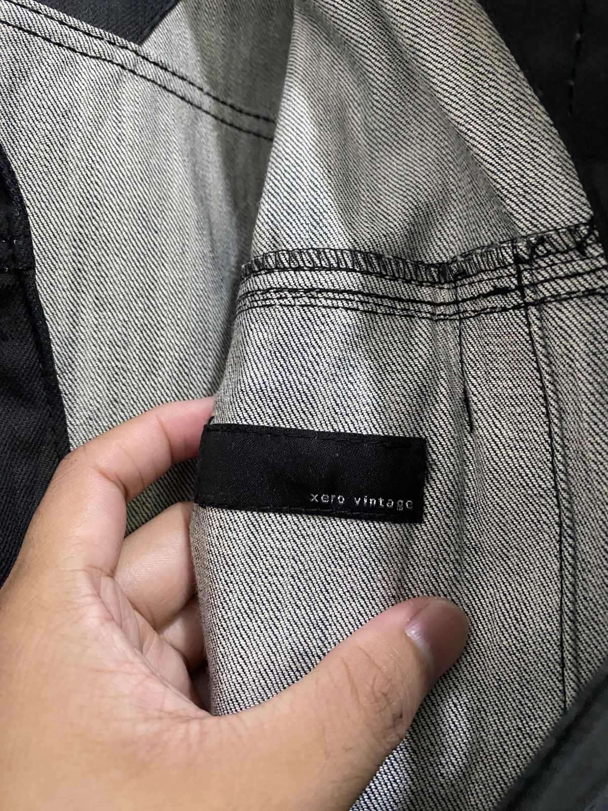 Hedi Slimane Zero Vintage Trucker Waxed Denim Like Hedi Slimane Size US L / EU 52-54 / 3 - 6 Thumbnail