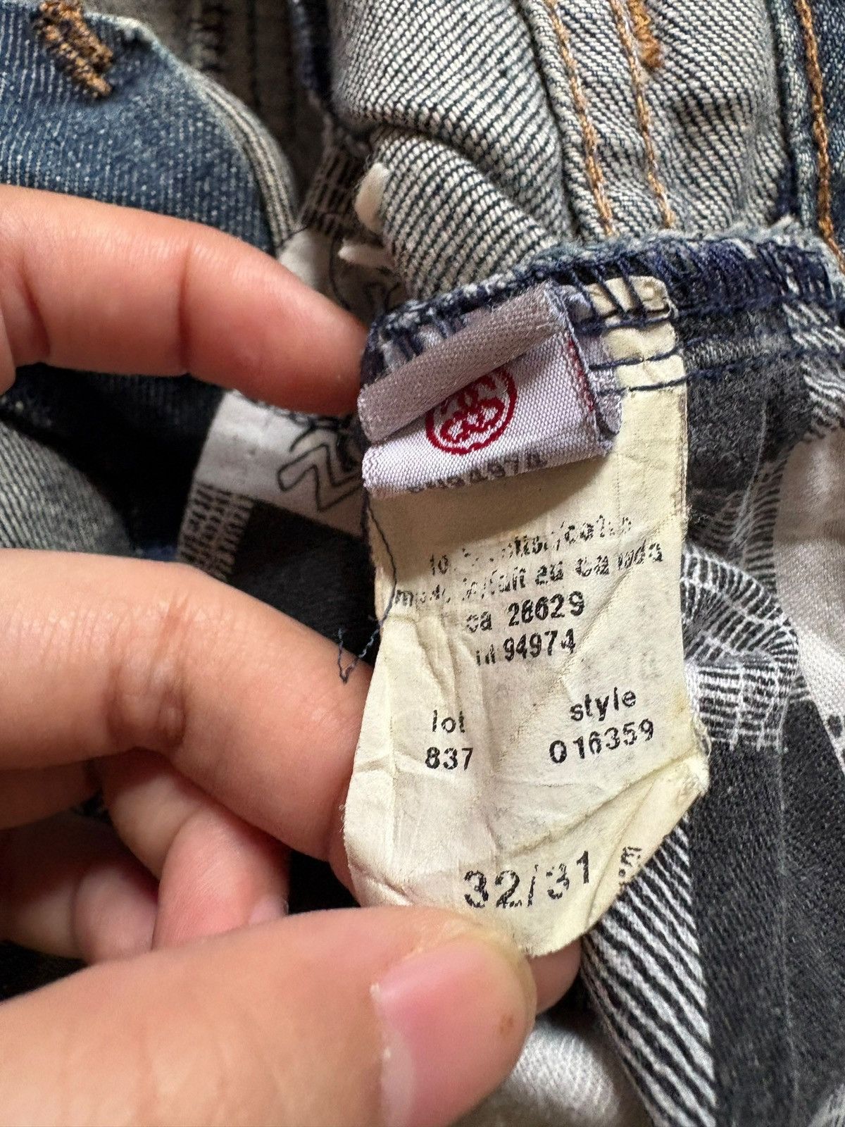 Stussy Vintage Stüssy Mud Wash Distressed Loose Baggy Jeans Size US 33 - 12 Thumbnail