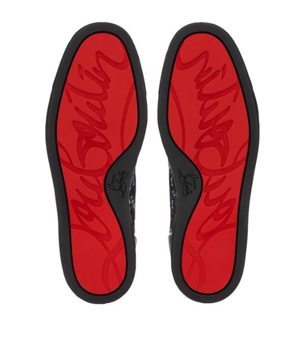 Christian Louboutin o1bcso1str1024 Louise Orlato Flat in Black Size US 10 / EU 43 - 5 Thumbnail