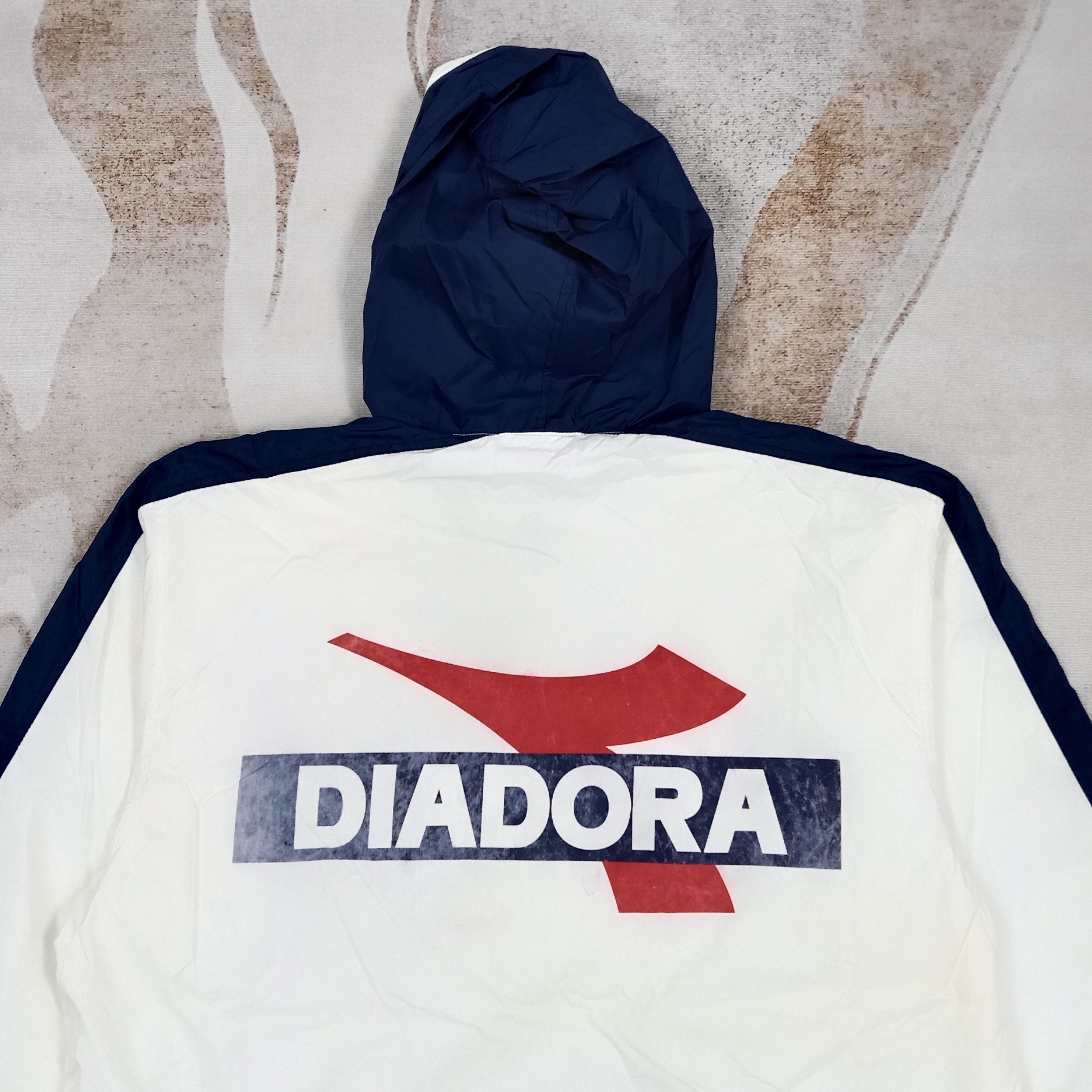 Diadora 90's Daidora Windbreaker Jacket C287N27 Size US L / EU 52-54 / 3 - 2 Thumbnail