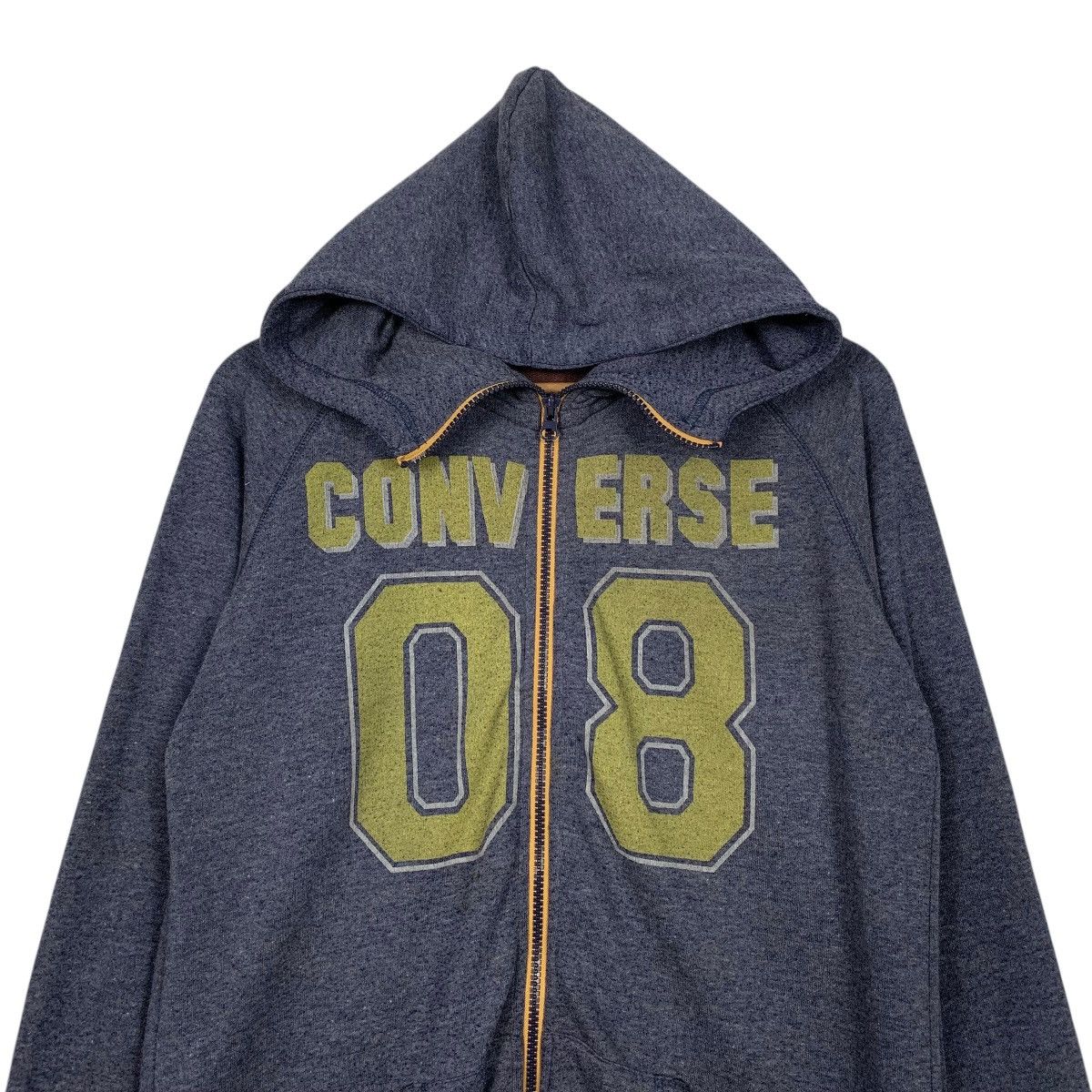 Converse Converse Big Logo Long Zipper Hoodie Size M / US 6-8 / IT 42-44 - 2 Thumbnail