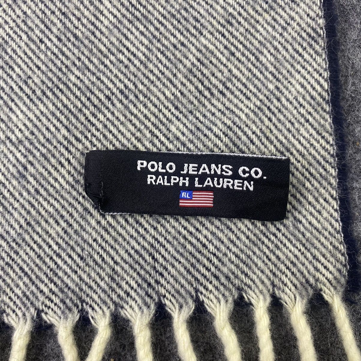 Polo Ralph Lauren × Vintage Polo Jeans Ralph Lauren Scarf / Muffler / Neckwear-T1370 Size ONE SIZE - 6 Thumbnail