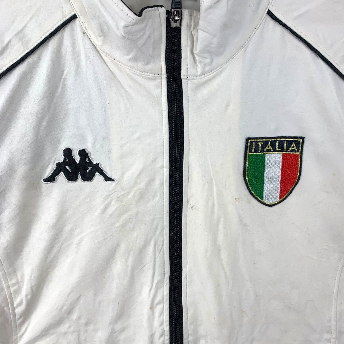 Kappa Vintage KAPPA ITALIA SPORTSWEAR Zipper Sweater Warm Size L / US 10 / IT 46 - 3 Thumbnail
