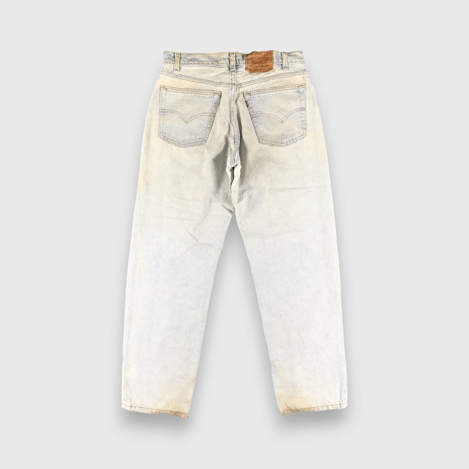 Levi's 90s Vintage Light Wash Levis 555 Jeans-J2375 Size US 32 / EU 48 - 2 Thumbnail