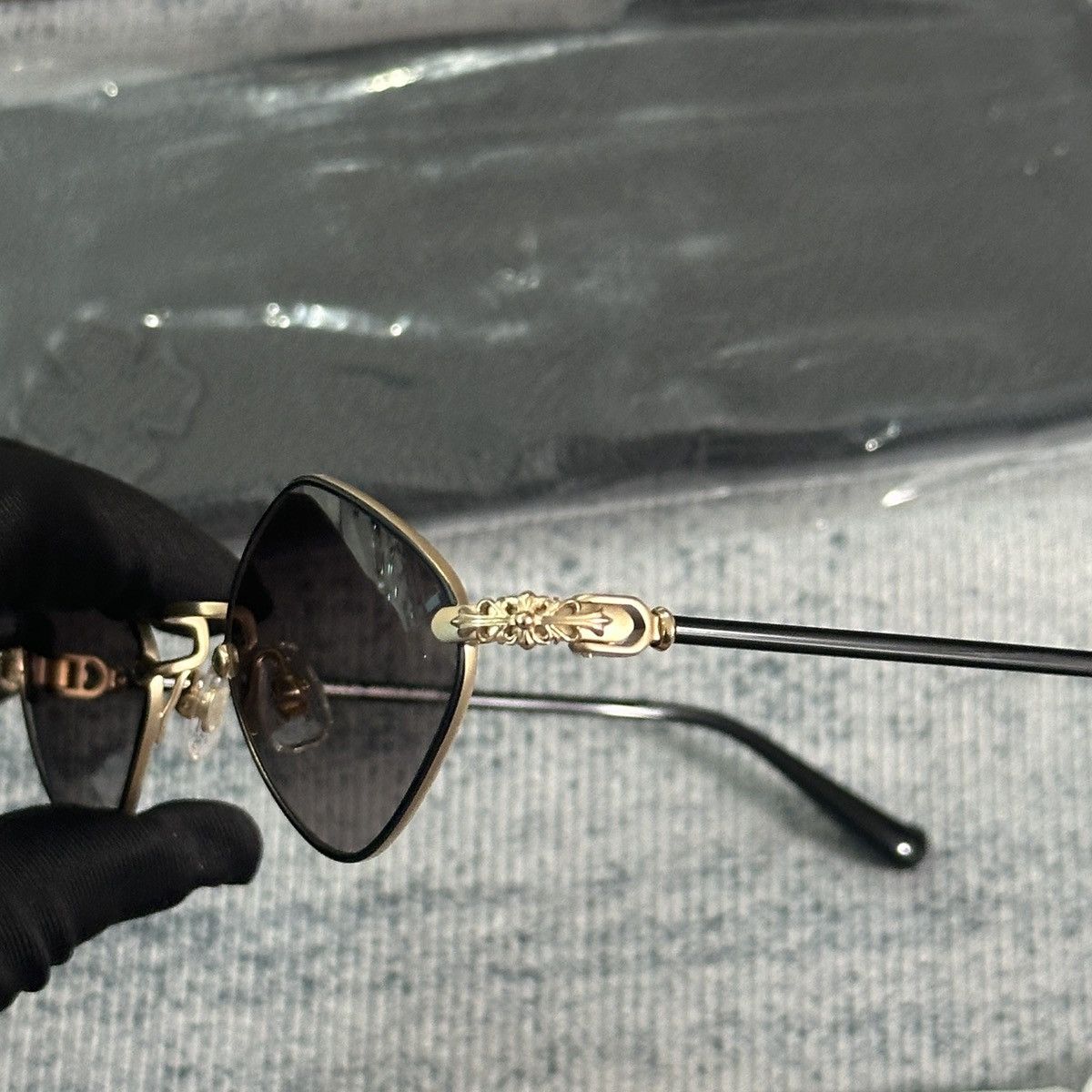 Chrome Hearts CHROME HEARTS DIAMOND DOG SUNGLASSES Size ONE SIZE - 5 Thumbnail