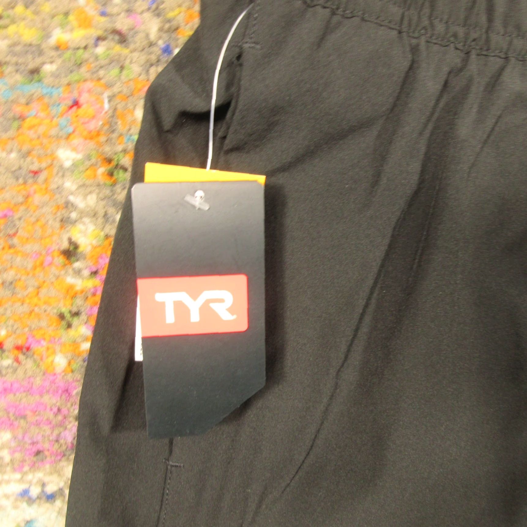 Vintage TYR Lined Swim Short Mens XXL Black Classic Drawstring Stretch Waist NEW 69.99 Size US 39 - 4 Thumbnail