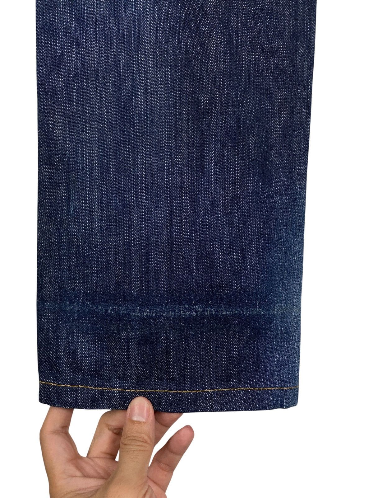 Marithe + Francois Girbaud Marithé François Girbaud Crossed Red Enamel Tape Denim Jeans Size US 30 / EU 46 - 18 Thumbnail