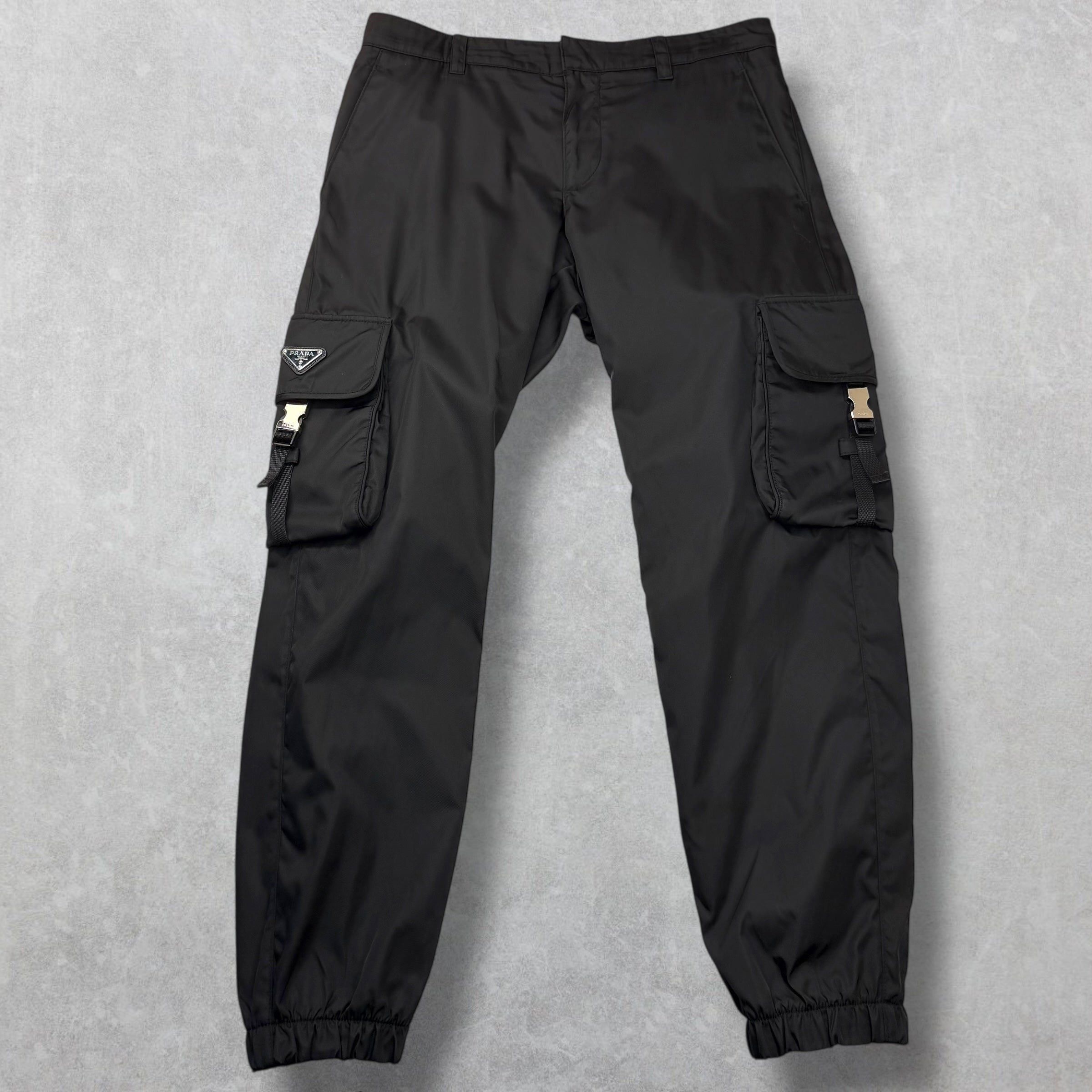 Prada Prada Re-Nylon Cargo Pants 48 (M) Size US 32 / EU 48 - 2 Thumbnail