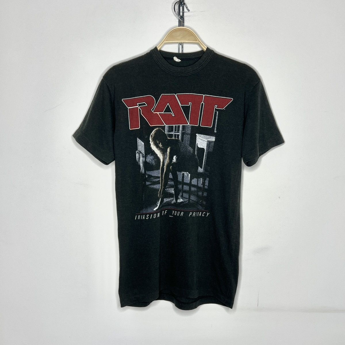 Band Tees × Vintage Vintage 1985 Ratt Invasion of Your Privacy Tshirt (Skid Row) Size US M / EU 48-50 / 2 - 1 Thumbnail