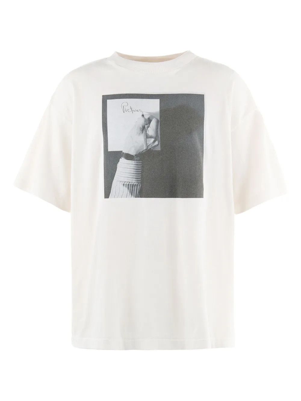 Saint Michael o1mle0326 Pictures Short Sleeve Tee Shirt in White Size US S / EU 44-46 / 1 - 1 Thumbnail
