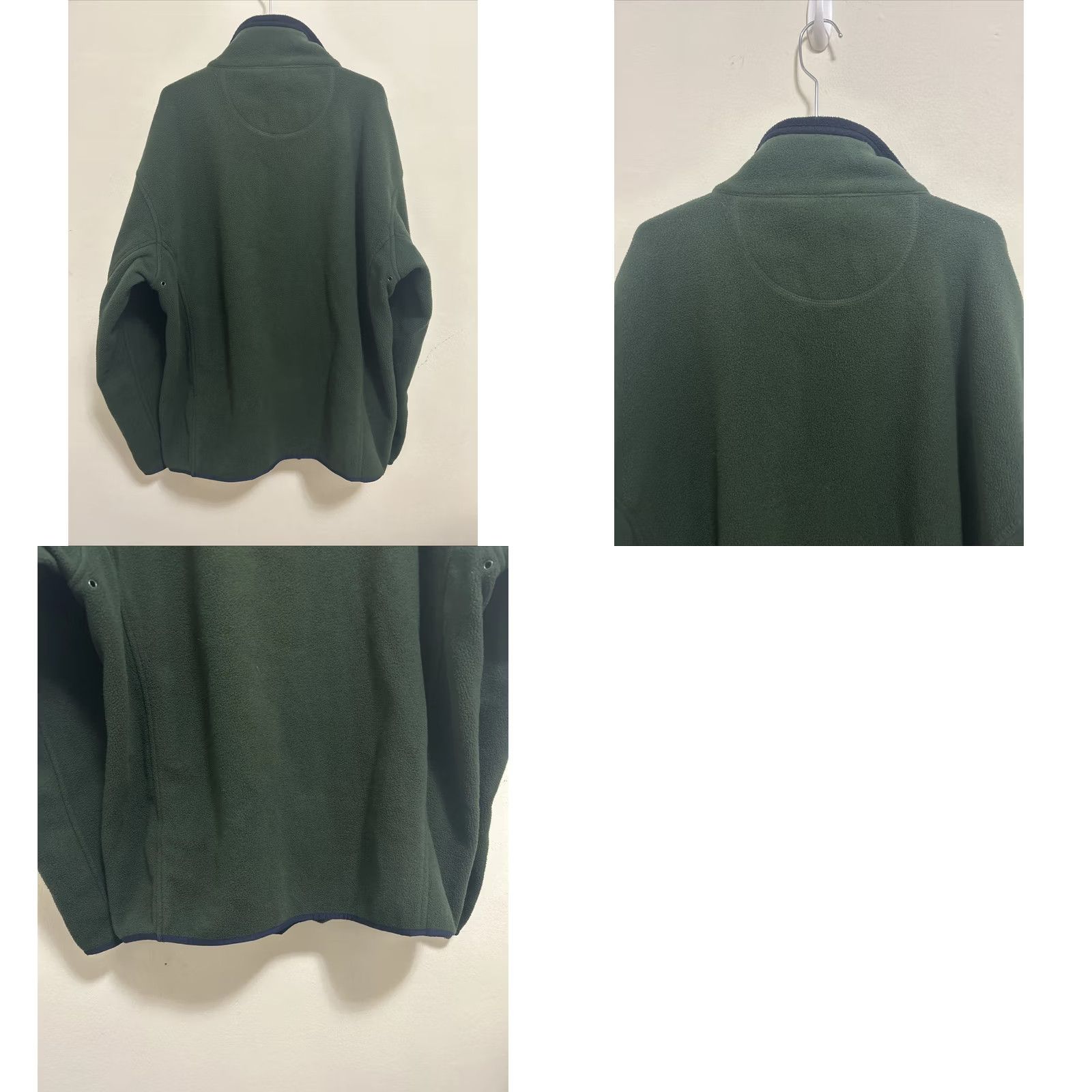 Ralph Lauren Chaps Ralph Lauren Sweater Mens Large Green Fleece 1/4 Zip Pullover Outdoor Size US L / EU 52-54 / 3 - 8 Thumbnail