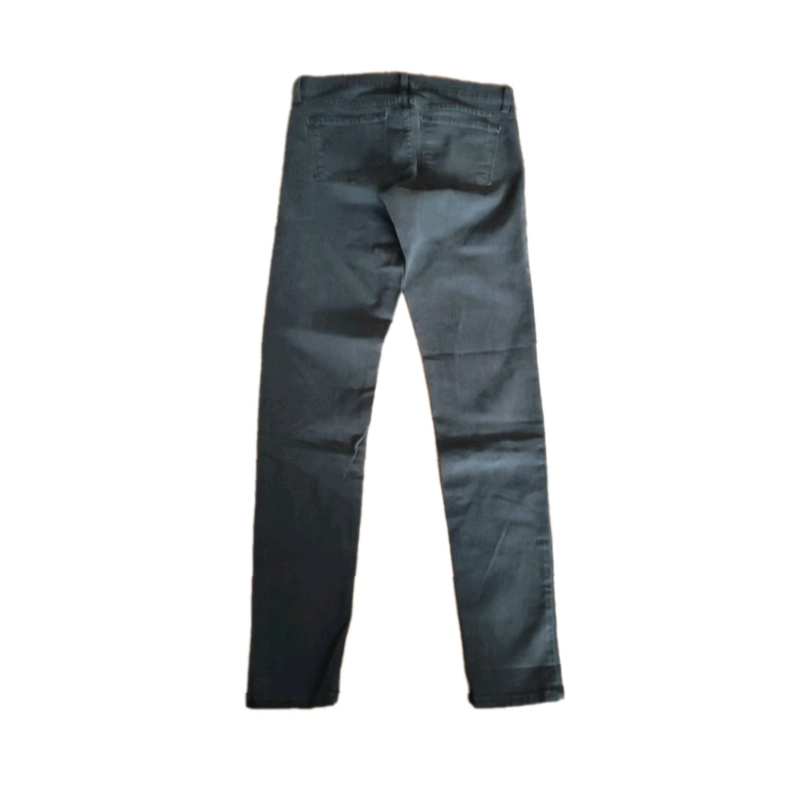 Vintage Flying Monkey Skinny Jeans Women 30x30 Slim Fit Green Denim Made In USA Size 30" / US 8 / IT 44 - 2 Thumbnail