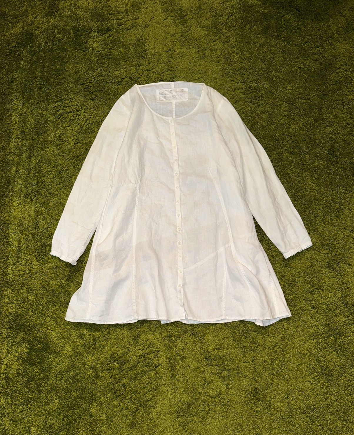 Designer × Rundholz Rundholz avant garde 100% linen dress tunic Size L / US 10 / IT 46 - 1 Thumbnail