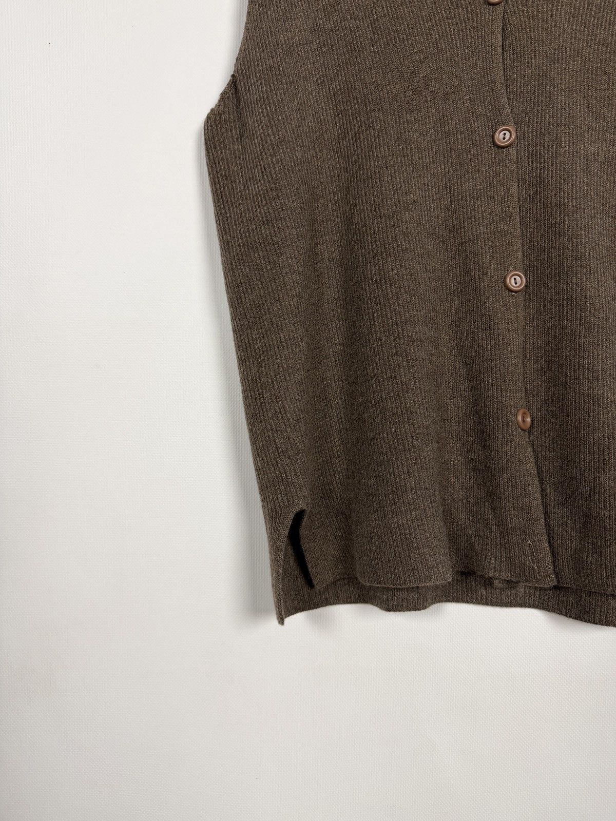 Fedeli Fedeli Cashmere Knit Vest Button Up Sleeveless Italy Size M Size US M / EU 48-50 / 2 - 4 Thumbnail