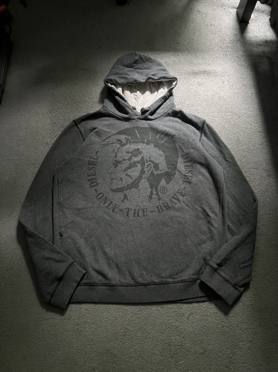 Diesel Diesel Mohawk Punk 2000s Slogan Hoodie grunge y2k | Grailed