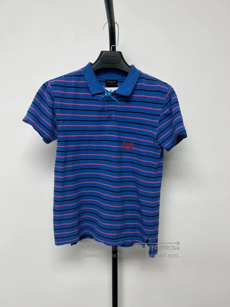 Balenciaga Wheat stripe Polo shirt