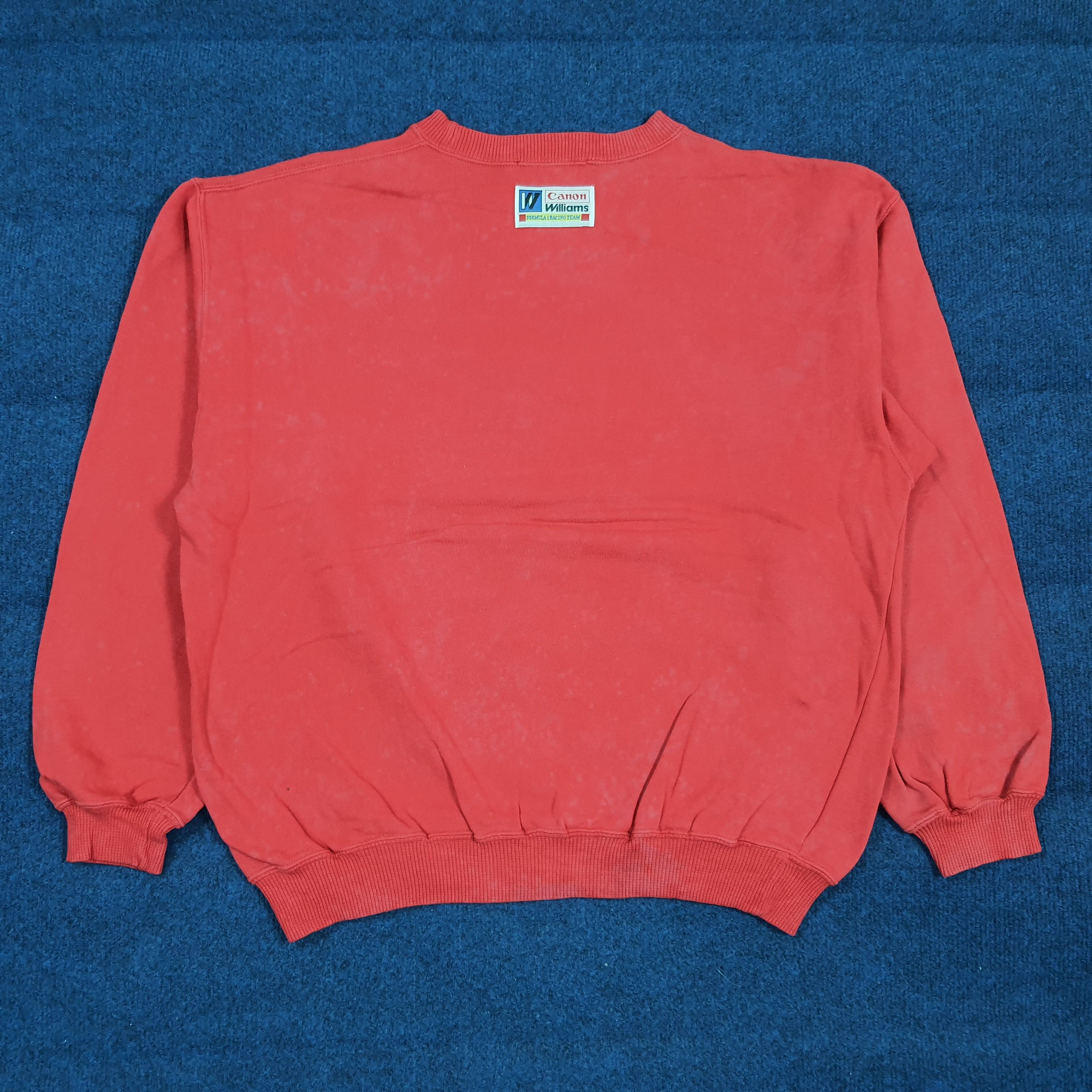 Canon Vintage Canon Williams Team F1 Racing Spirit Pullover C295N6 Size US M / EU 48-50 / 2 - 4 Thumbnail