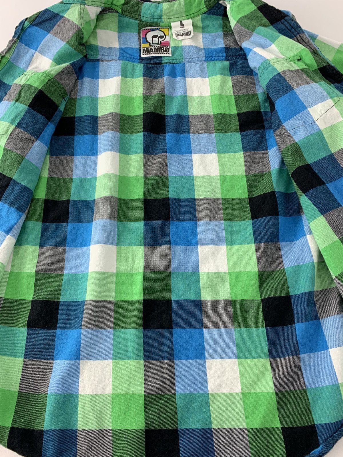 Mambo Mambo Plaid Checked Flannel Button Up Shirt Longsleeve Size US M / EU 48-50 / 2 - 6 Thumbnail