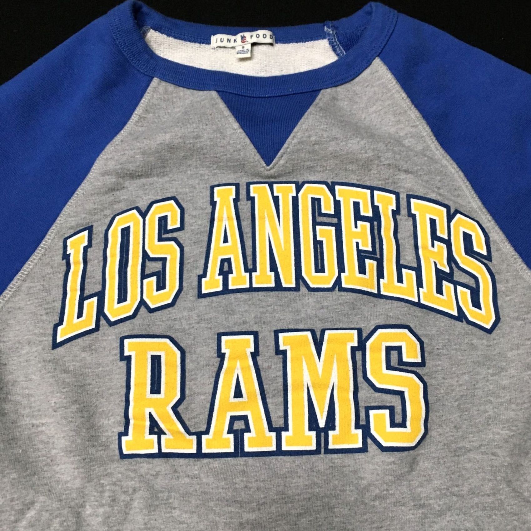 Junk Food JUNK FOOD LA Los Angeles Rams FOOTBALL NFL SWEATSHIRT Adult Small BLUE Size US S / EU 44-46 / 1 - 2 Thumbnail