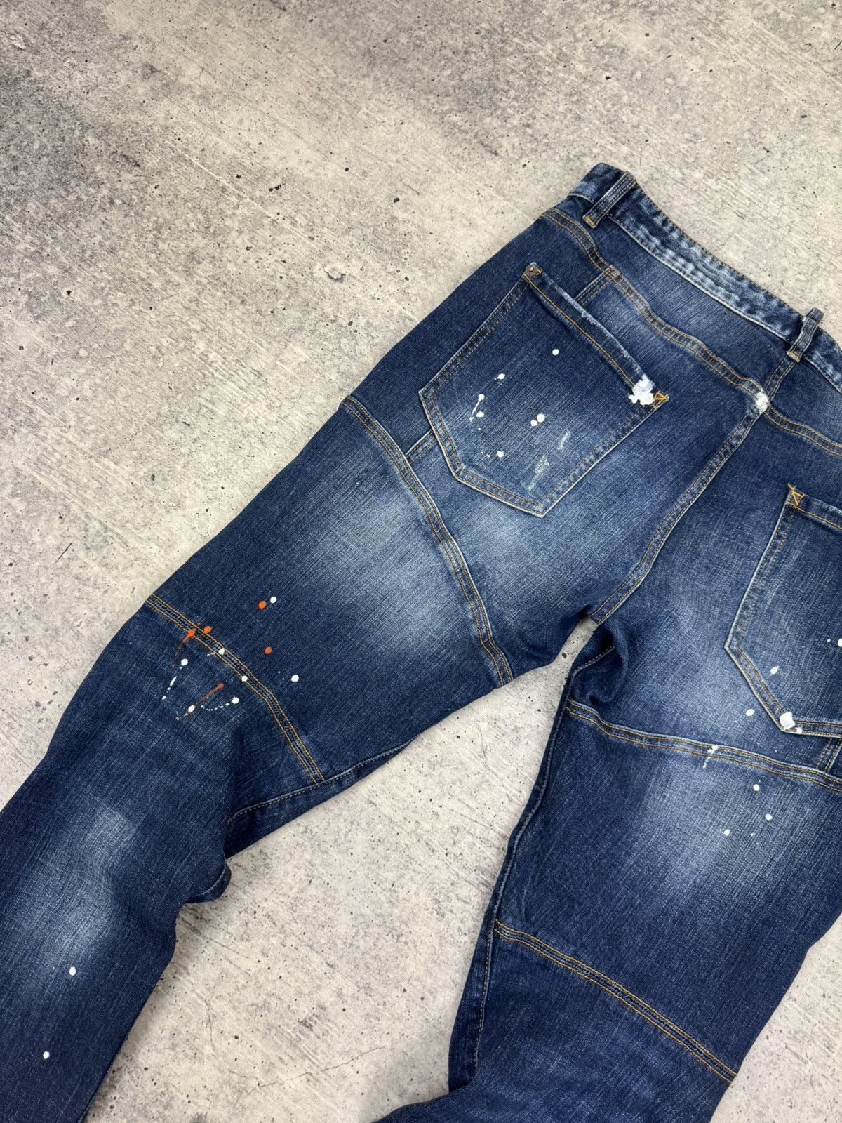 Dsquared2 Dsquared2 Dsquared Painted Patchwork Italian Jeans Trousers Size US 36 / EU 52 - 24 Thumbnail
