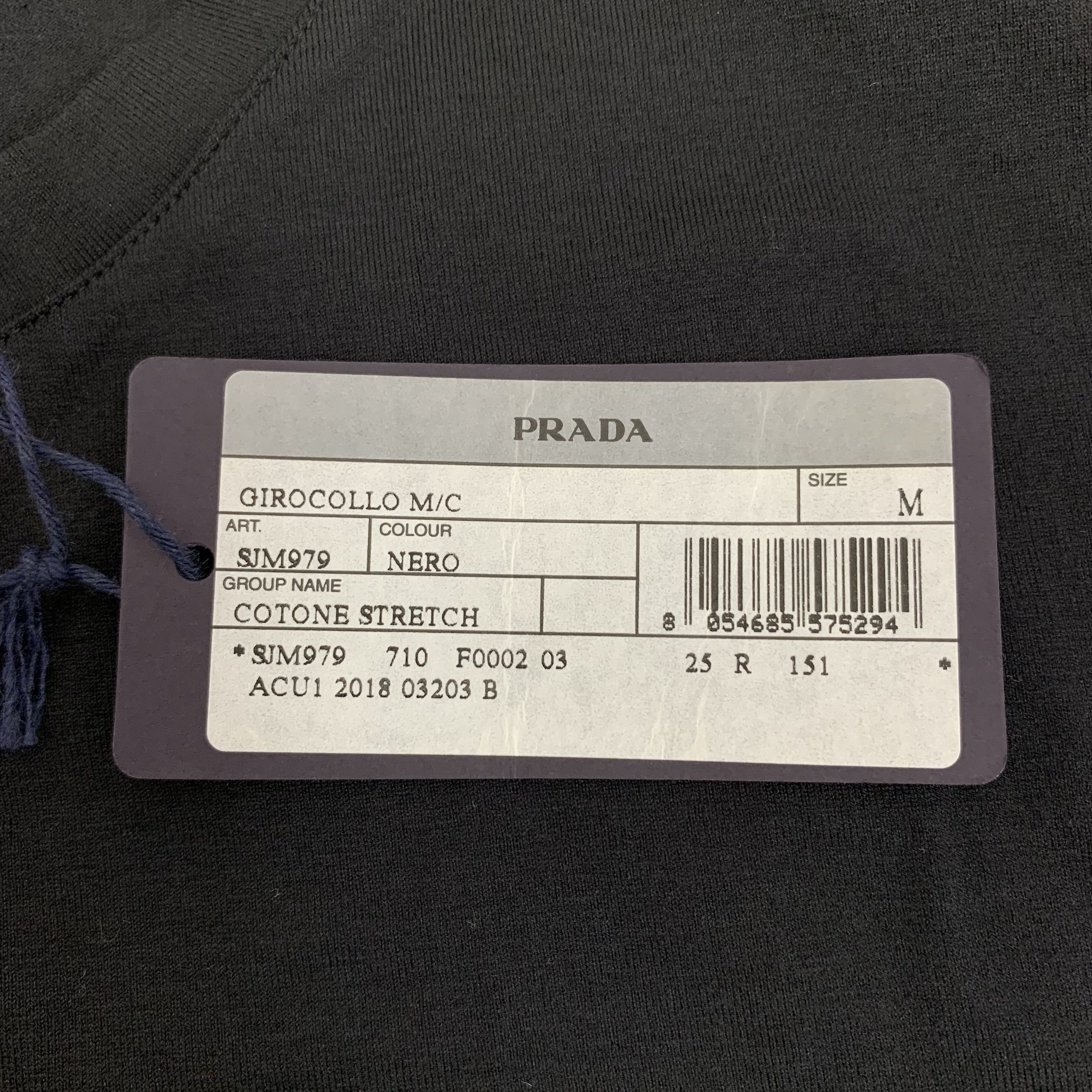 Prada Prada Pocket Logo T-Shirt Black (M) Size US M / EU 48-50 / 2 - 8 Thumbnail