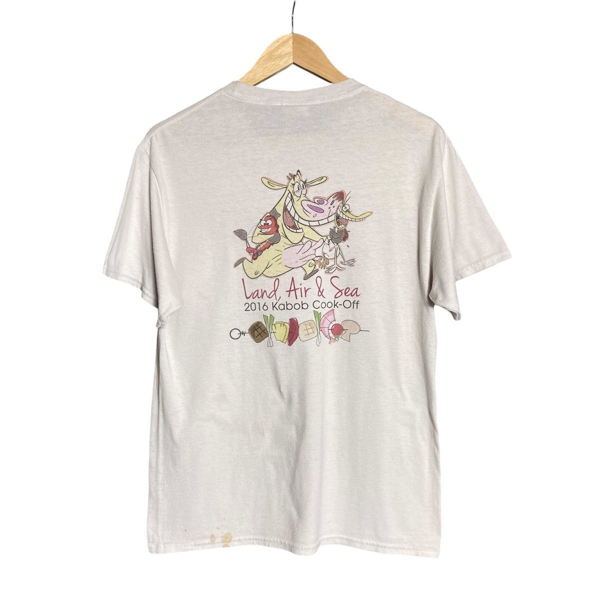 Cartoon Network Cow And Chicken Cartoon Kabobs Parody T-Shirt Size US M / EU 48-50 / 2 - 1 Thumbnail