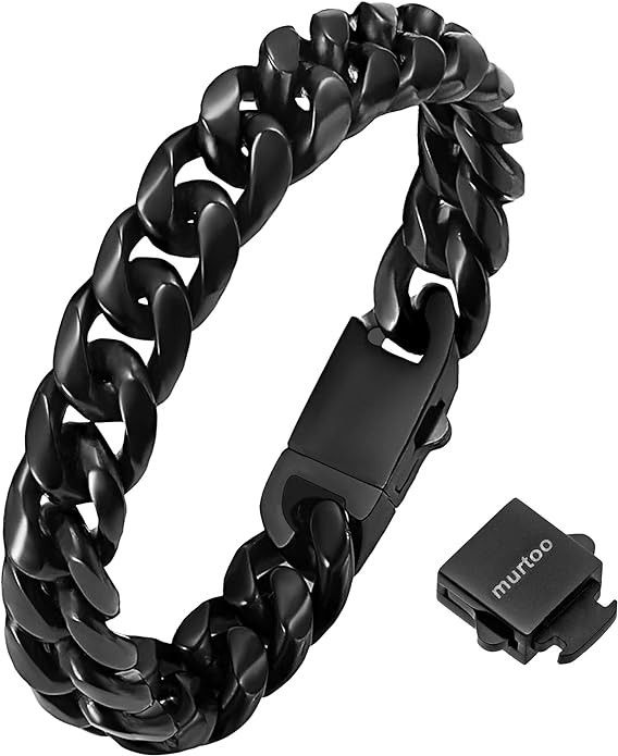 Other Men's cuban link chain bracelet 8inch Size ONE SIZE - 2 Thumbnail