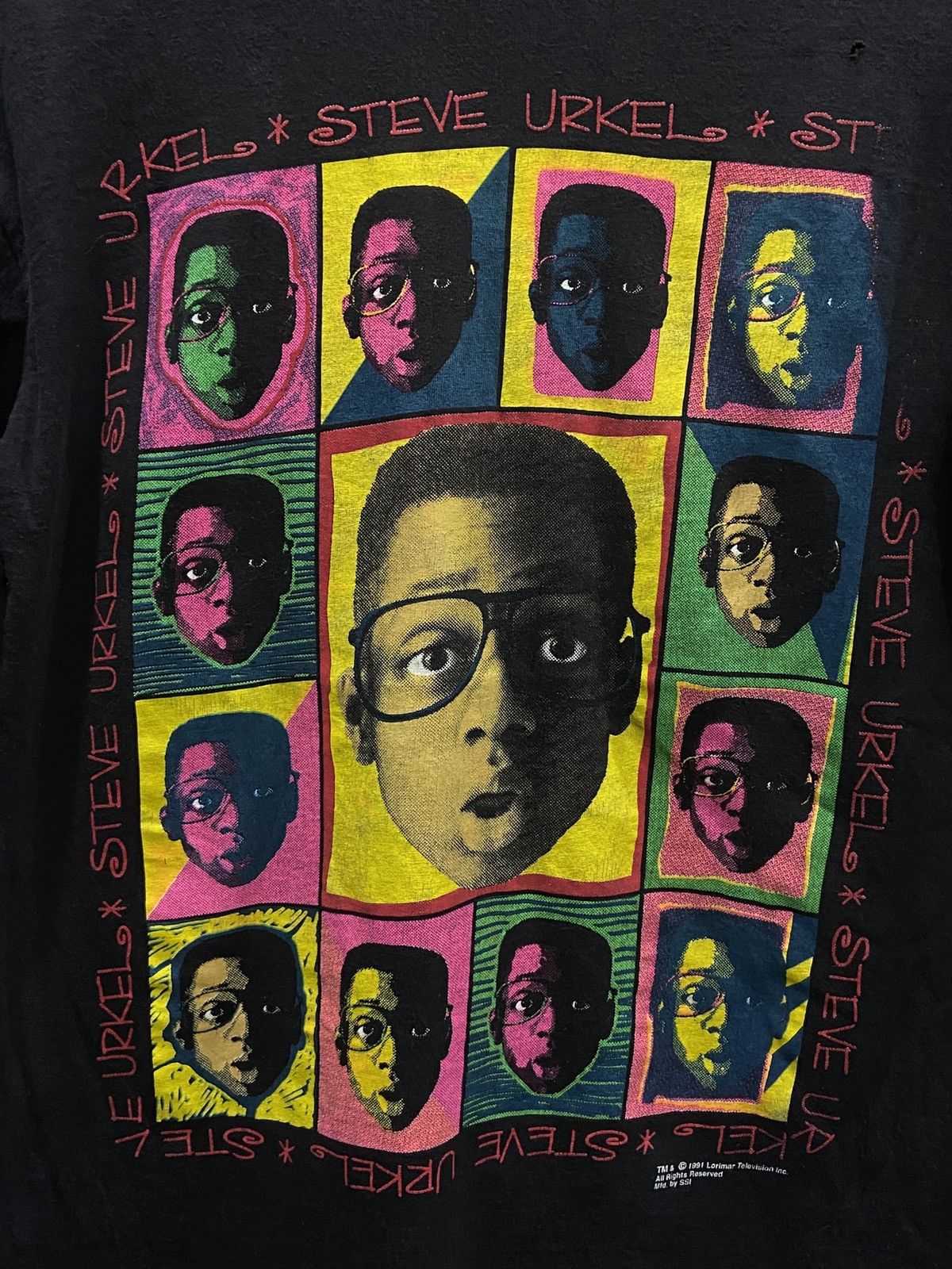 Vintage Vintage 90s Steve Urkel Family Matters Movie Sitcom TShirt Size US M / EU 48-50 / 2 - 4 Thumbnail